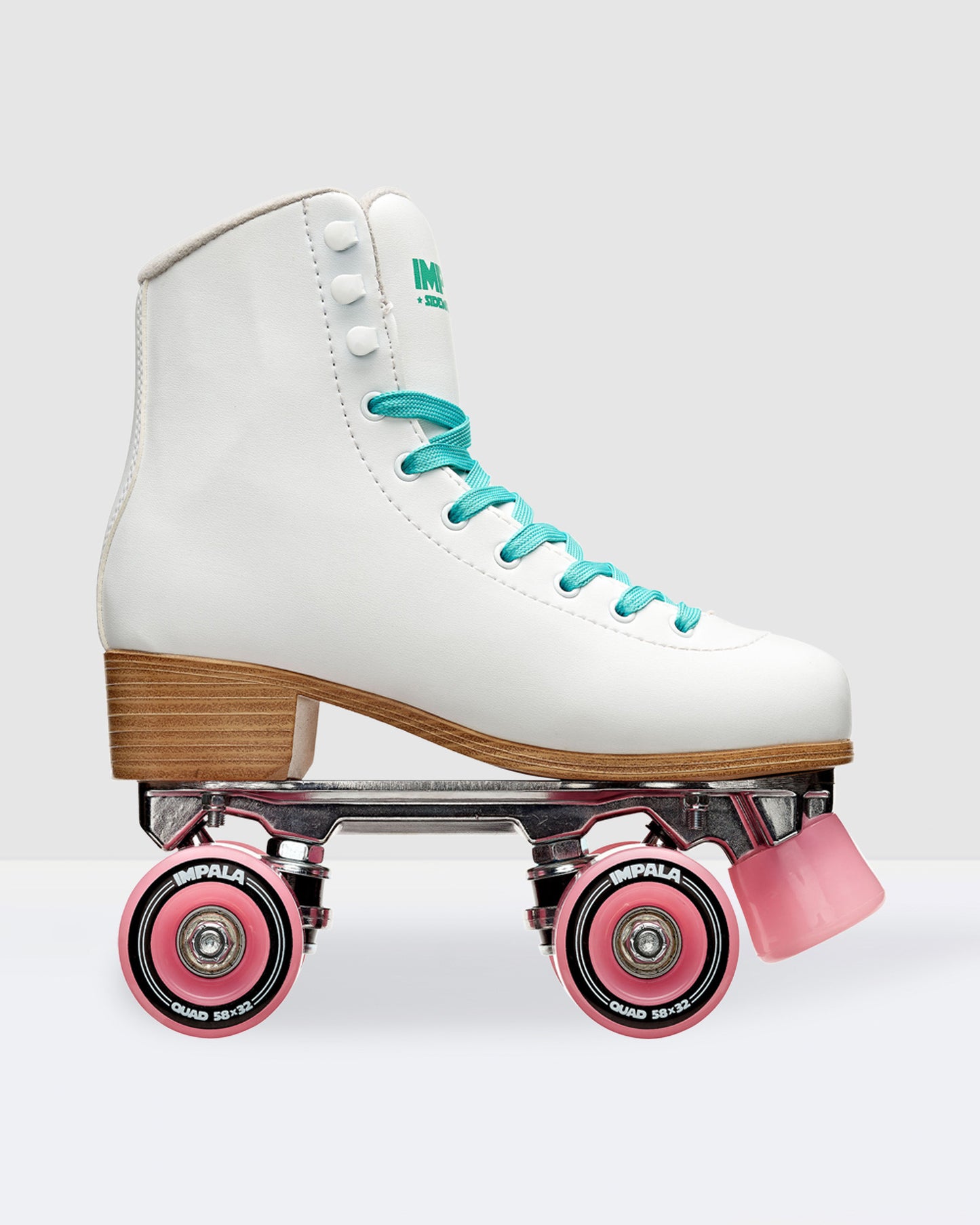 Quad Roller Skates White