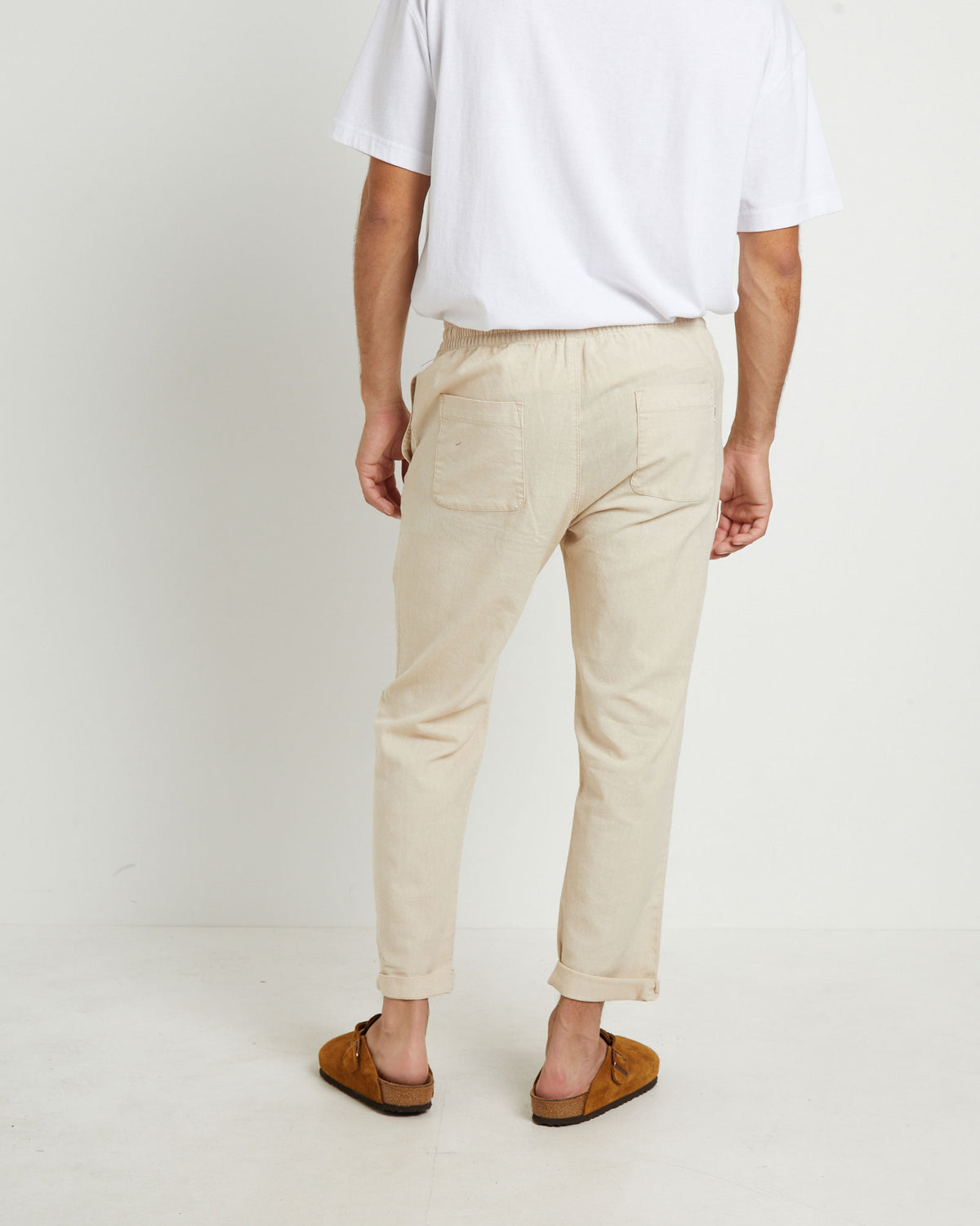Brody Linen Pants Natural NATURAL