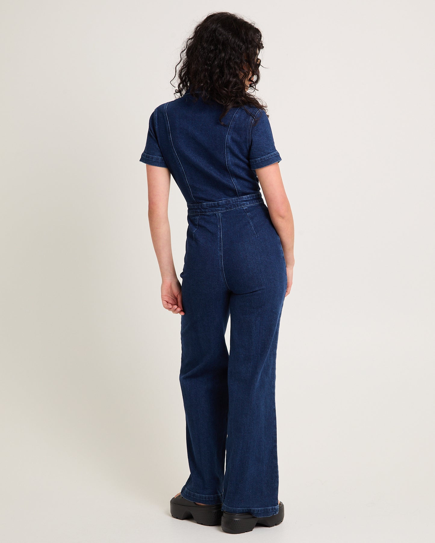 Nikki Denim Maxi Boiler Suit