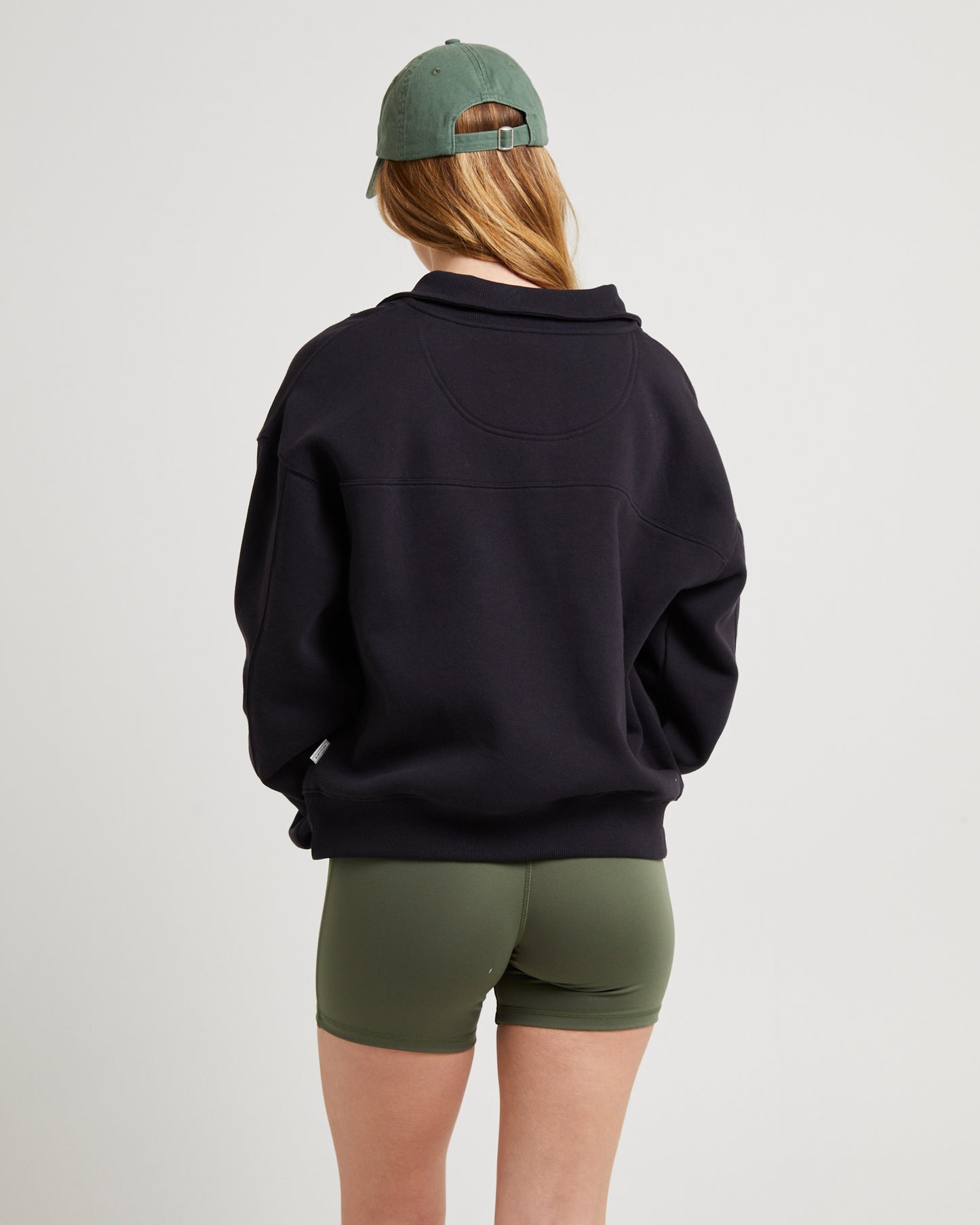 State Panelled Zip Front Fleece Almost Black