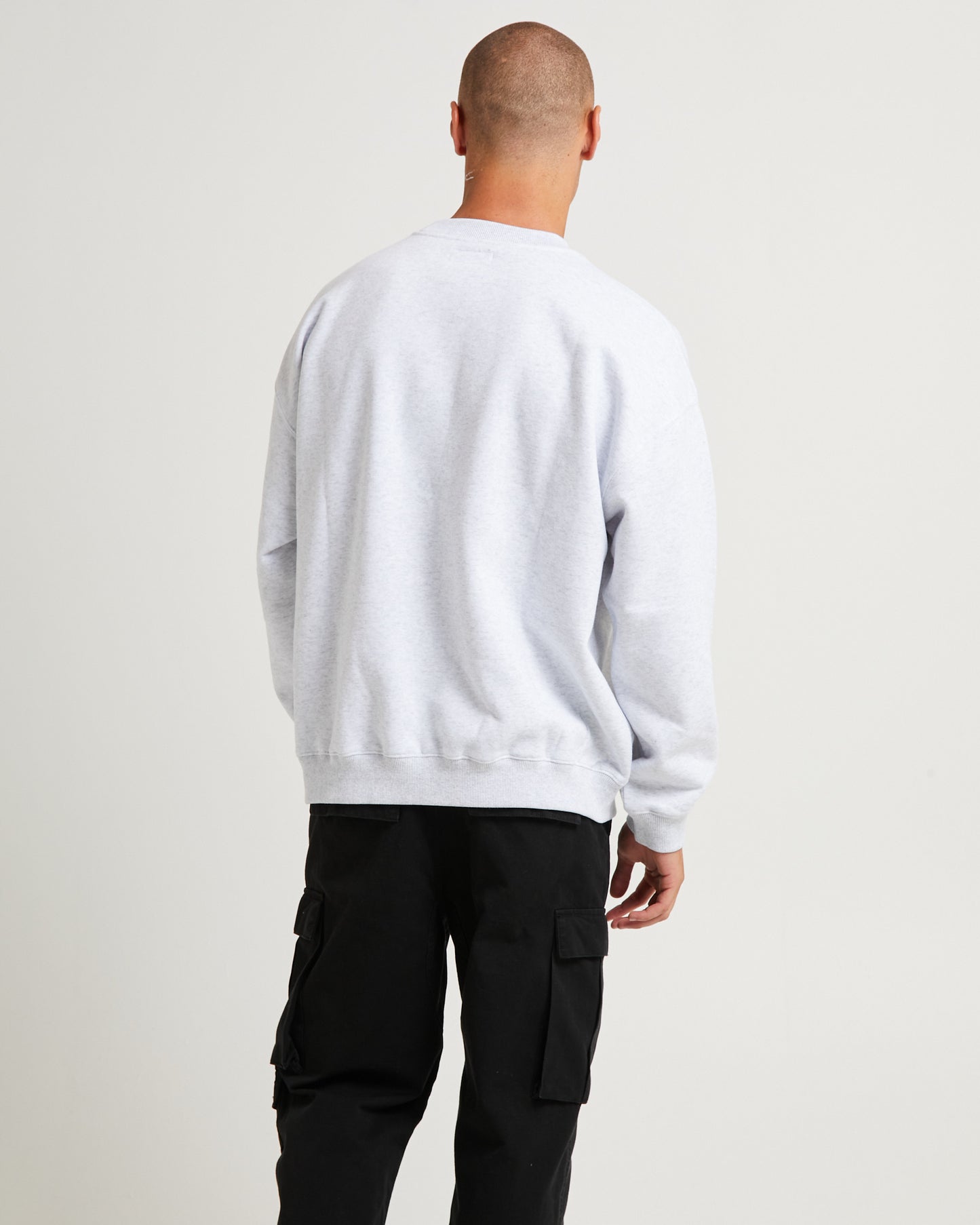 Seattle Crew Jumper Frost Marle Grey