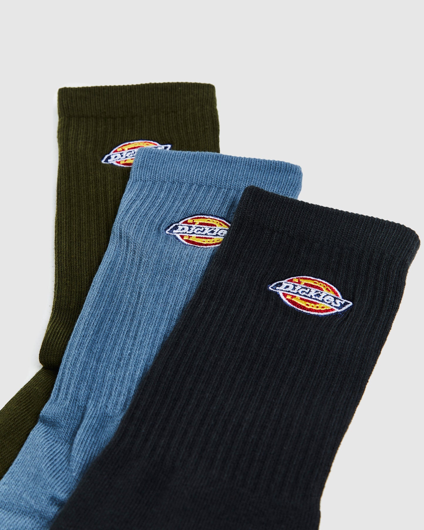 H.S Rockwood 3 Pack Crew Socks Assorted