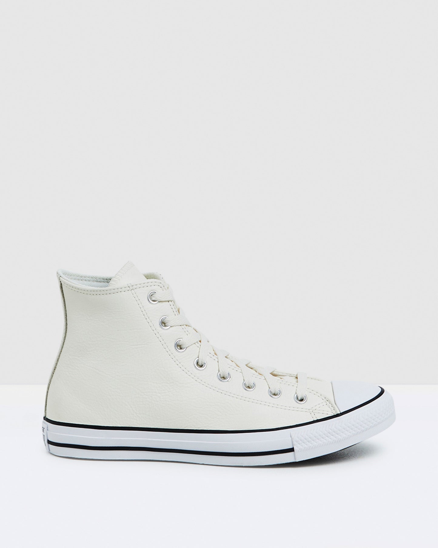 Chuck Taylor All Star Tumbled Leather Hi Top Sneakers Egret/White/Black