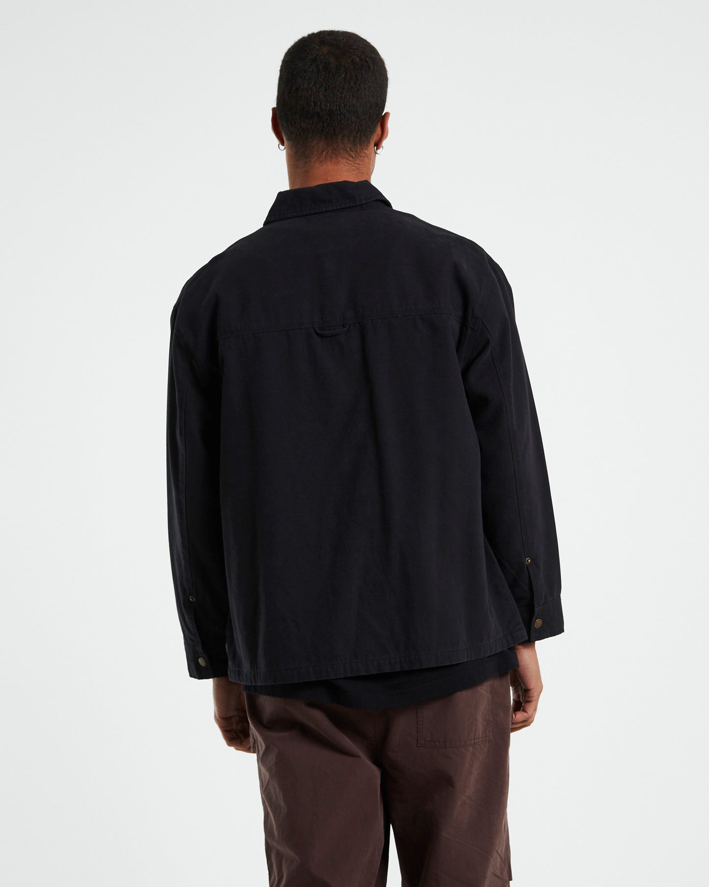 Newcastle Long Sleeve Shacket Black