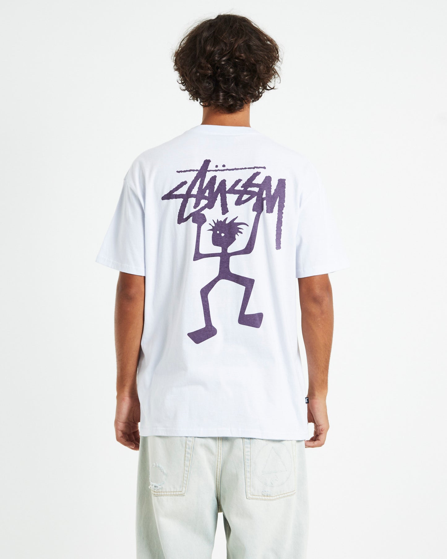 Rasta Man 50/50 Short Sleeve T-Shirt White