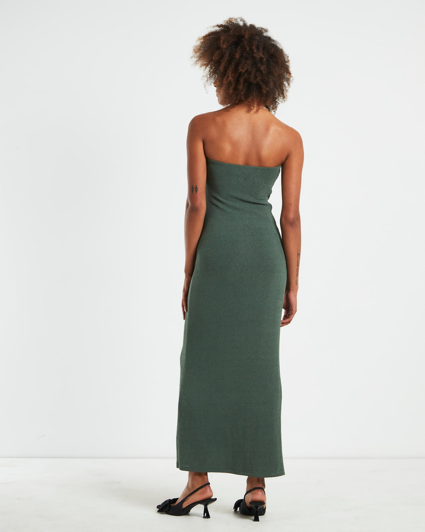 Sloane Seamless Maxi Tube Dress Green