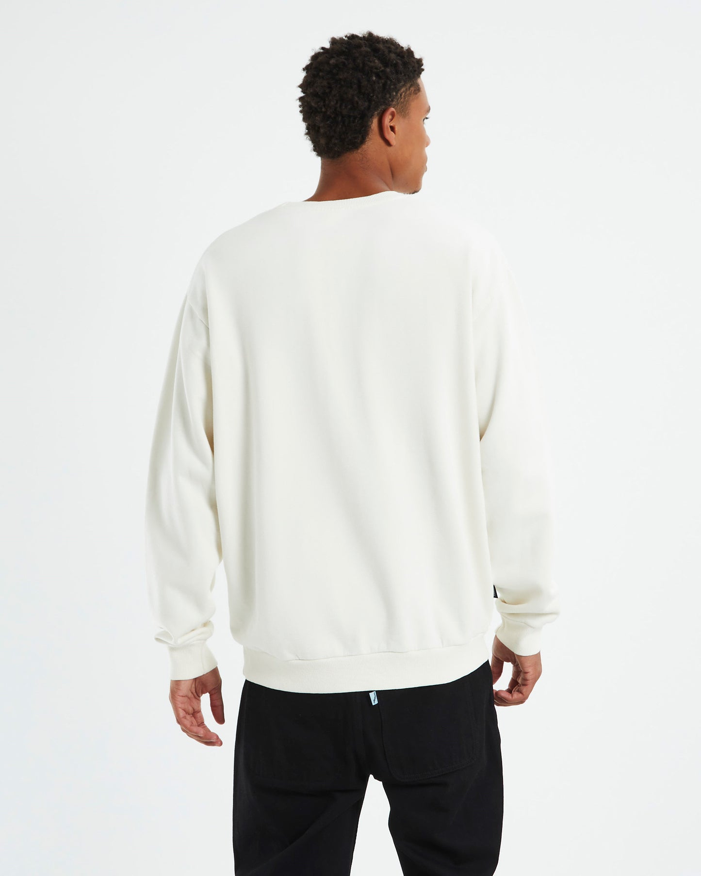 Hoonheads 50/50 Crewneck Jumper Thrift White