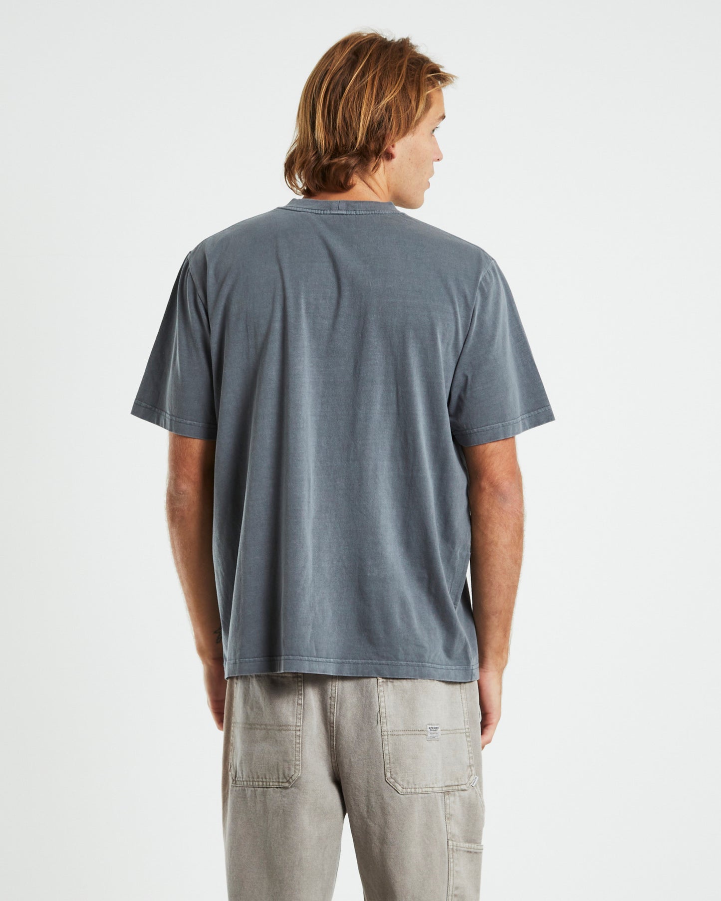 Samo Repair Logo Tee Graphite Grey