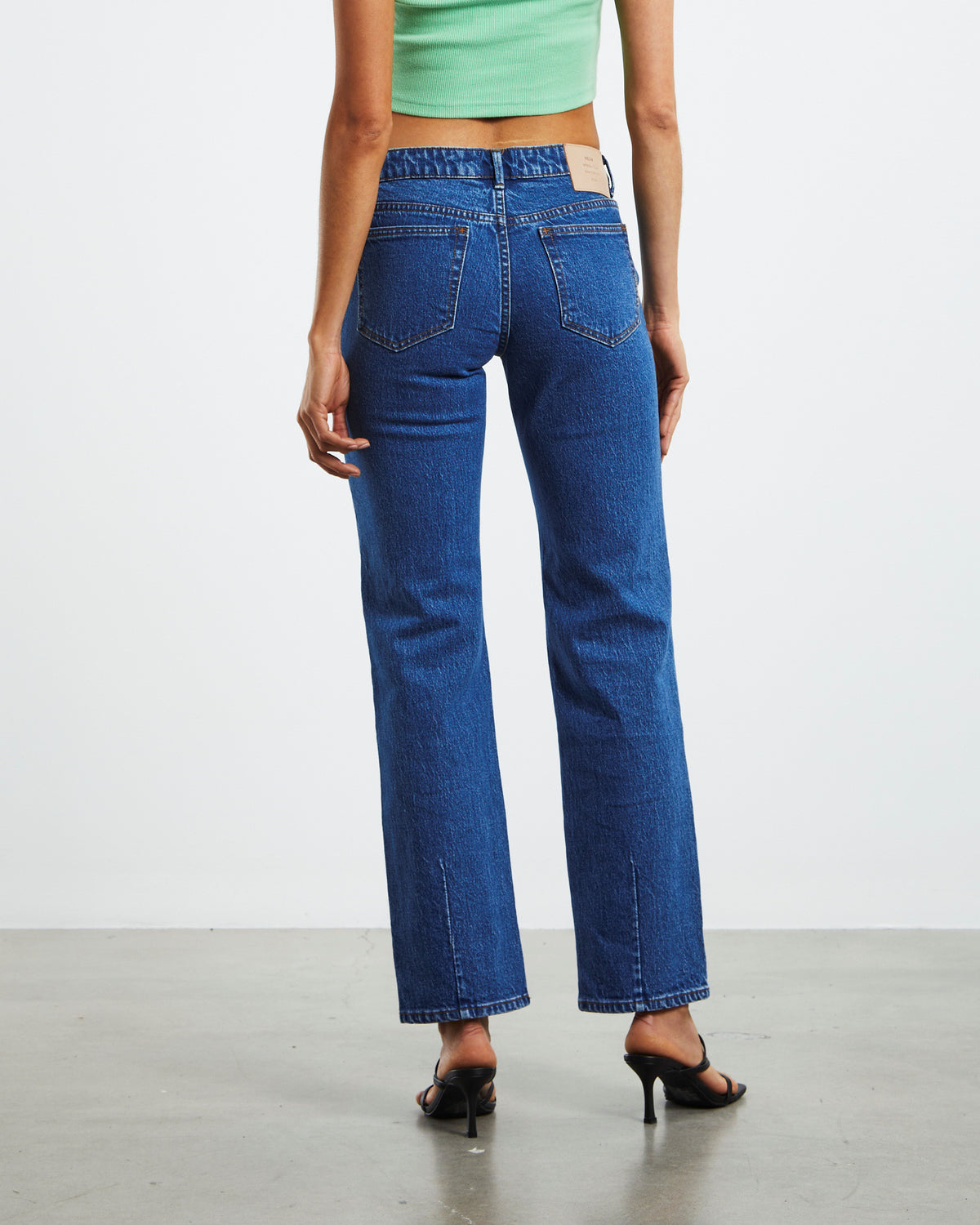 Mia Straight Jeans BLUE