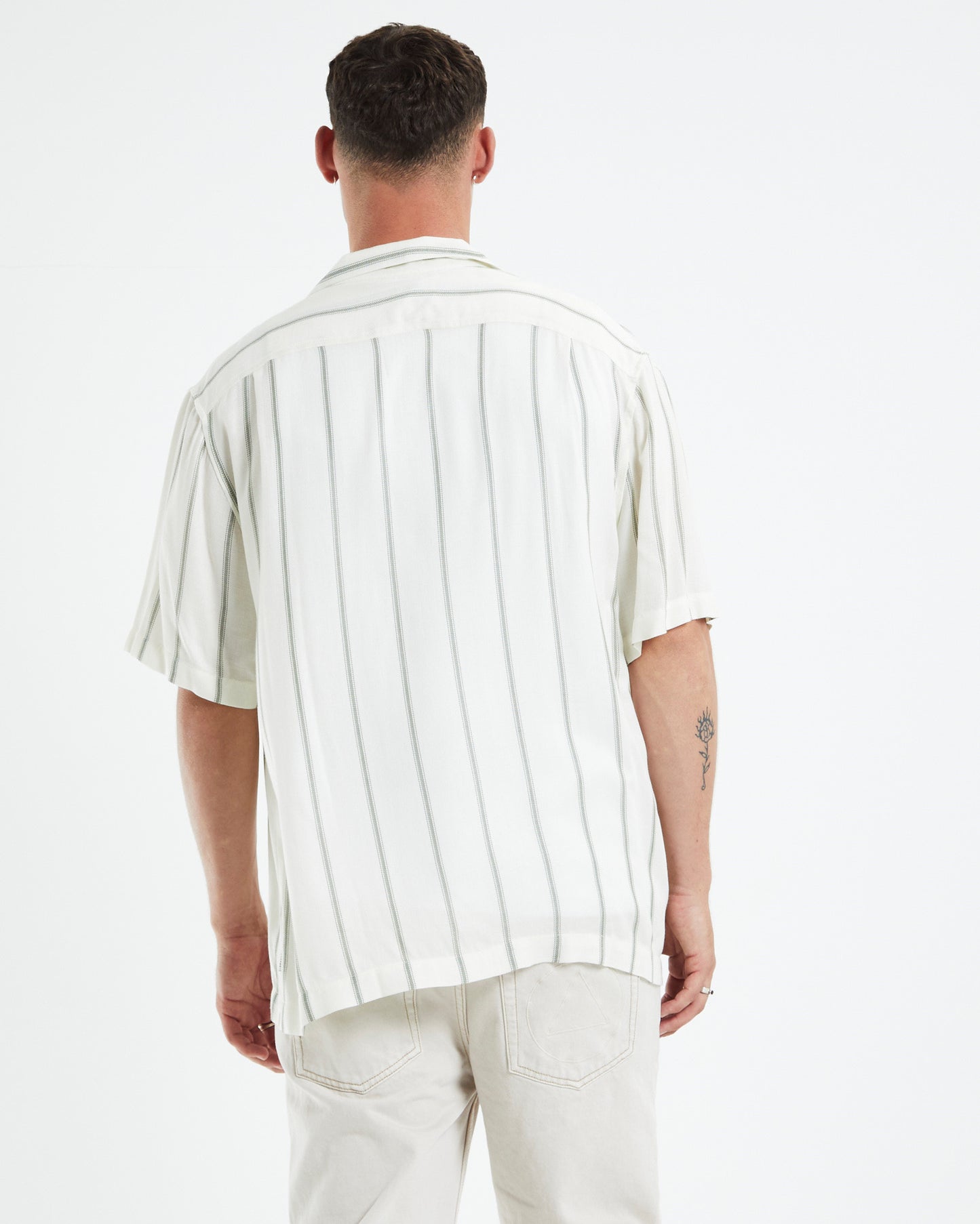 Society Short Sleeve Resort Shirt Off White