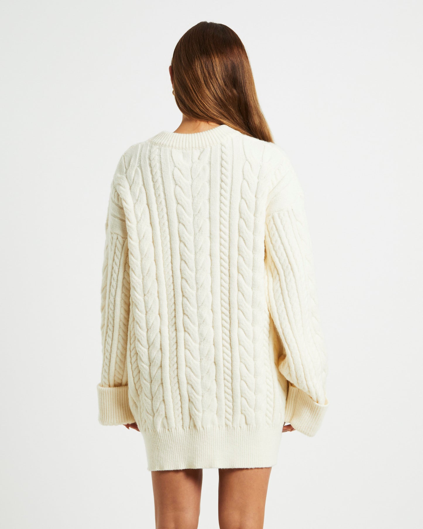 Nellie Long Sleeve Knit Jumper Cream