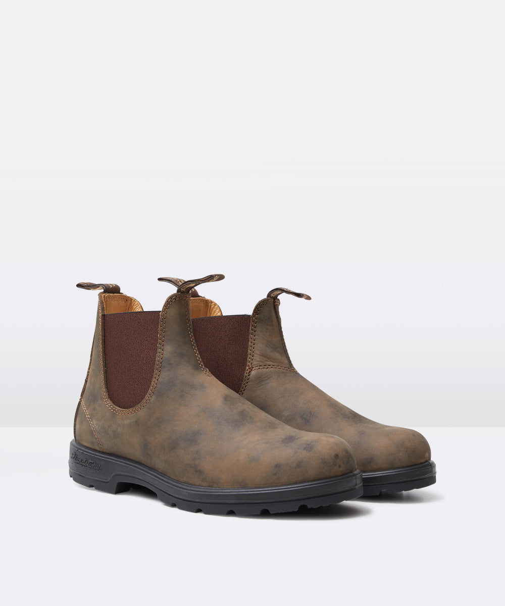 585 Elastic Side Boot Rustic Brown