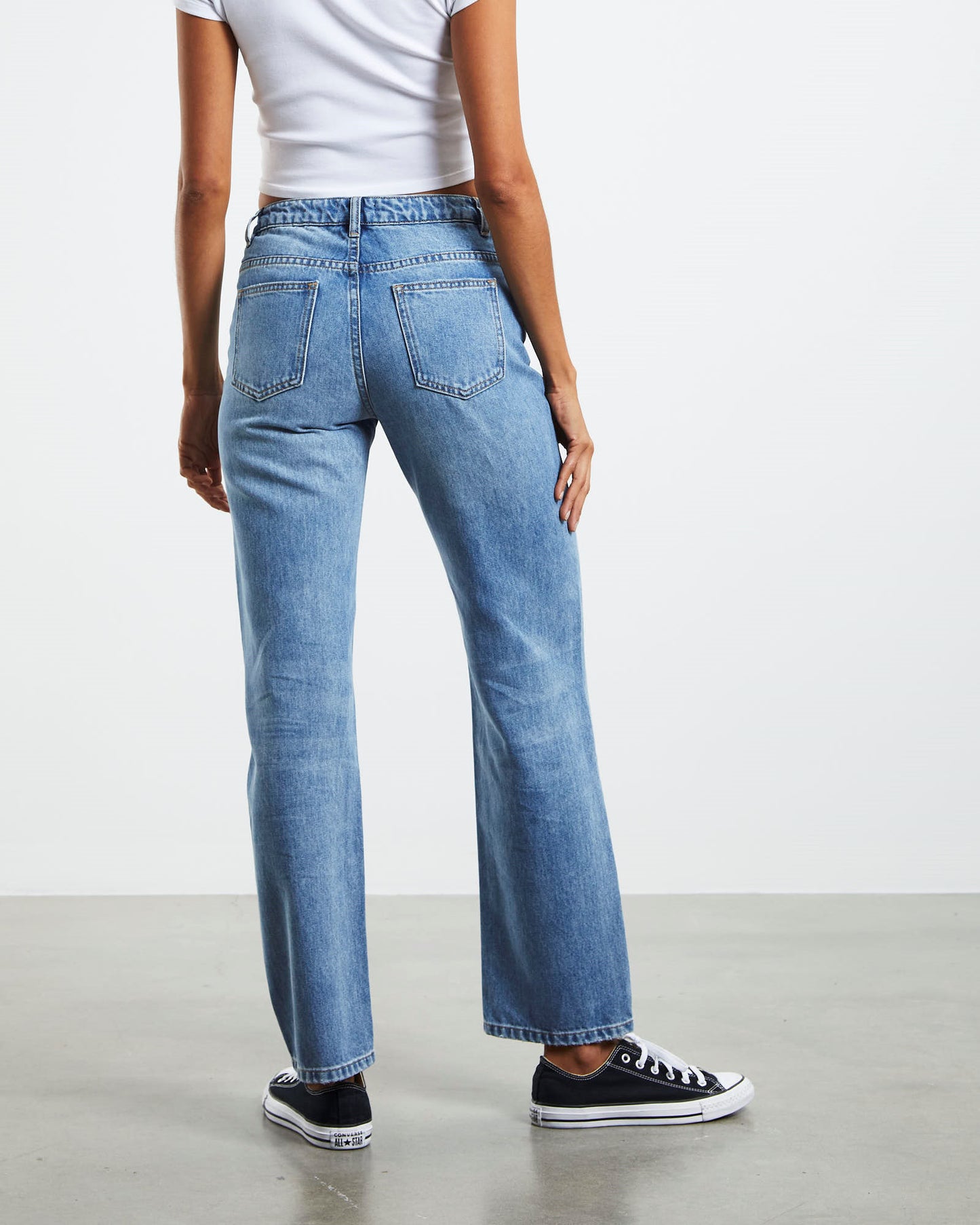 Marley Low Rise Straight Leg Jeans 90's Blue
