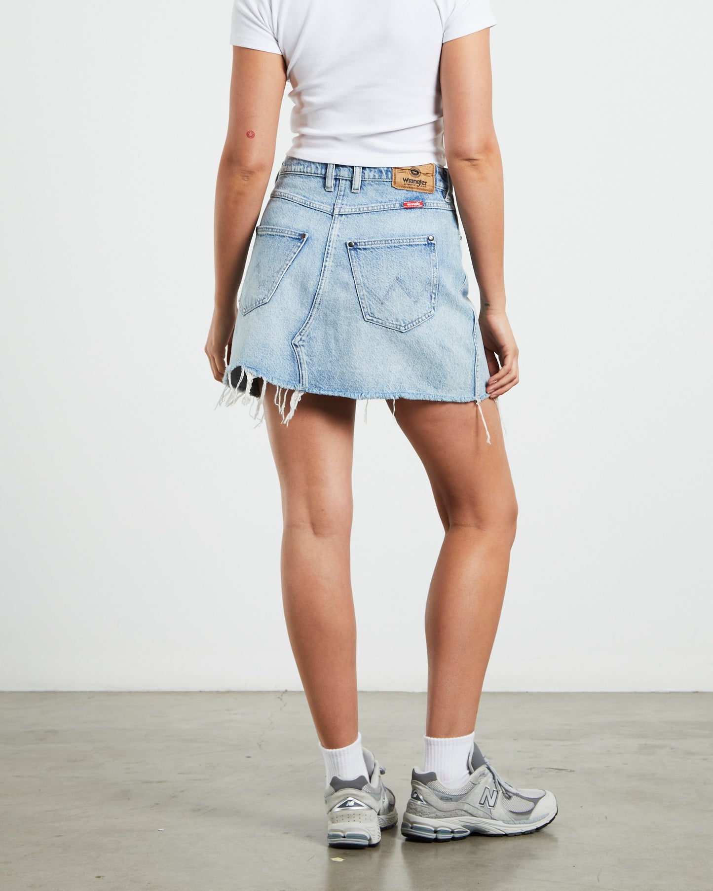 Repair Denim Mini Skirt Never Never
