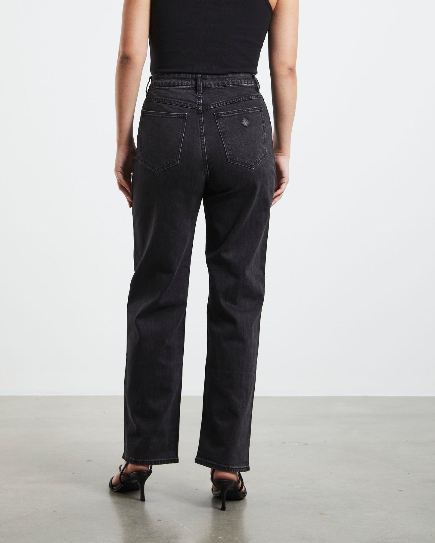 94 High Straight Jeans Teri Black
