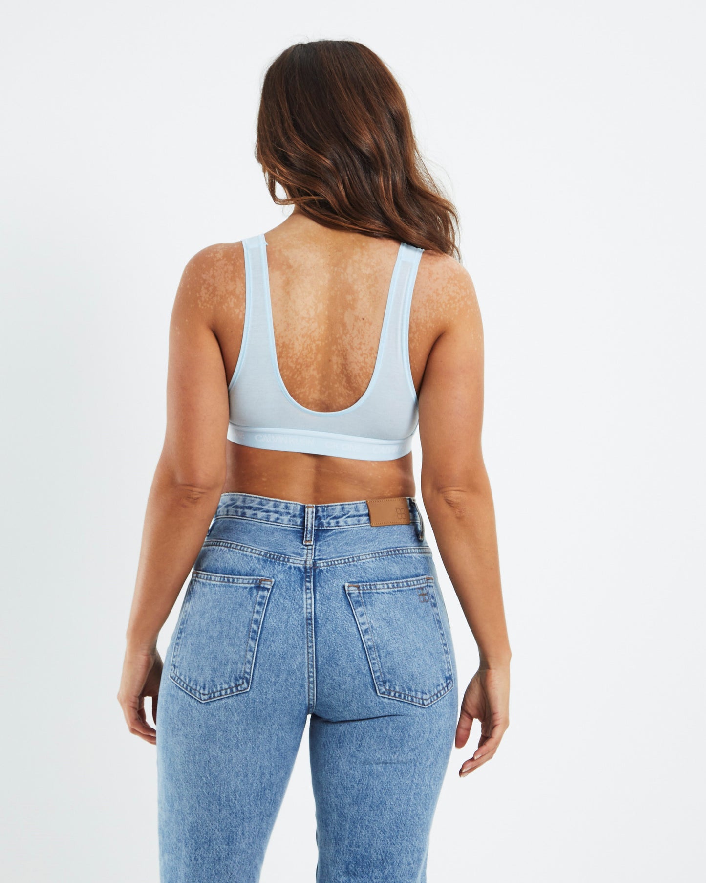 CK One Recycled Unlined Bralette Blue