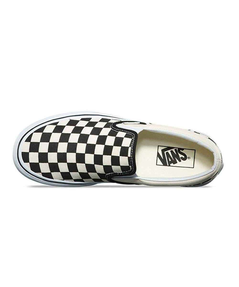 Classic Checker Slip On Platform Shoe