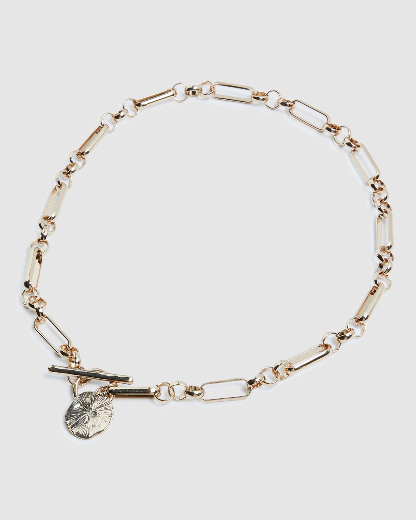 Cecile Chunky Coin Choker Gold