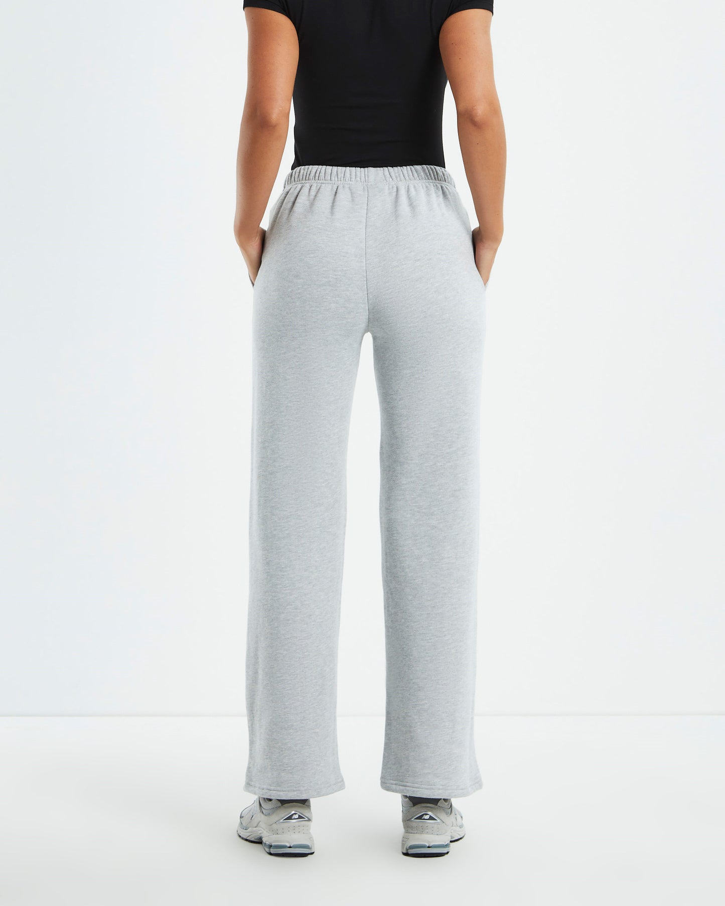 State Straight Leg Trackpants Grey