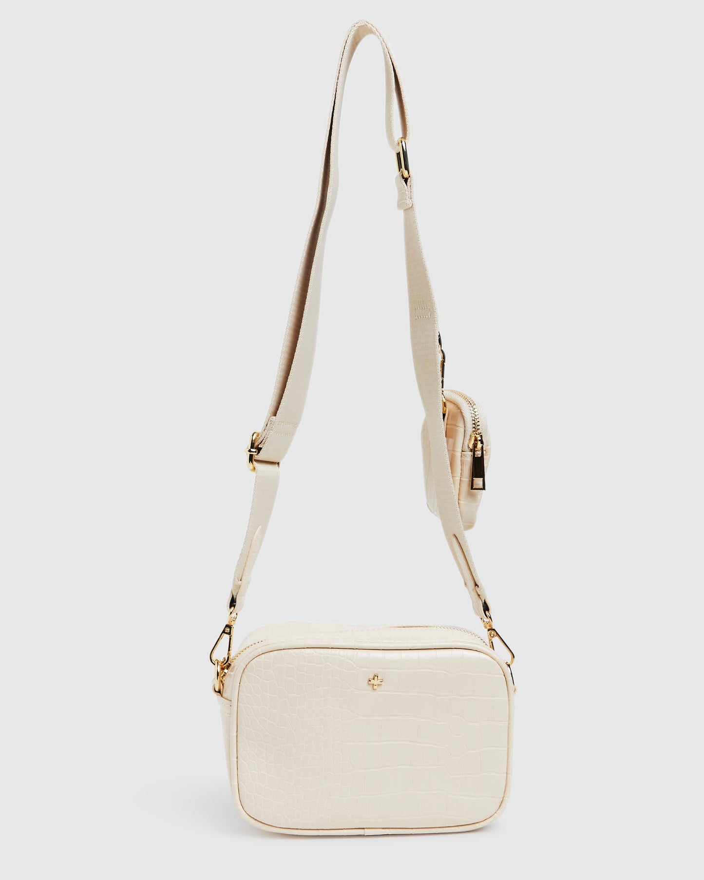 Justice Bag Croc Almond