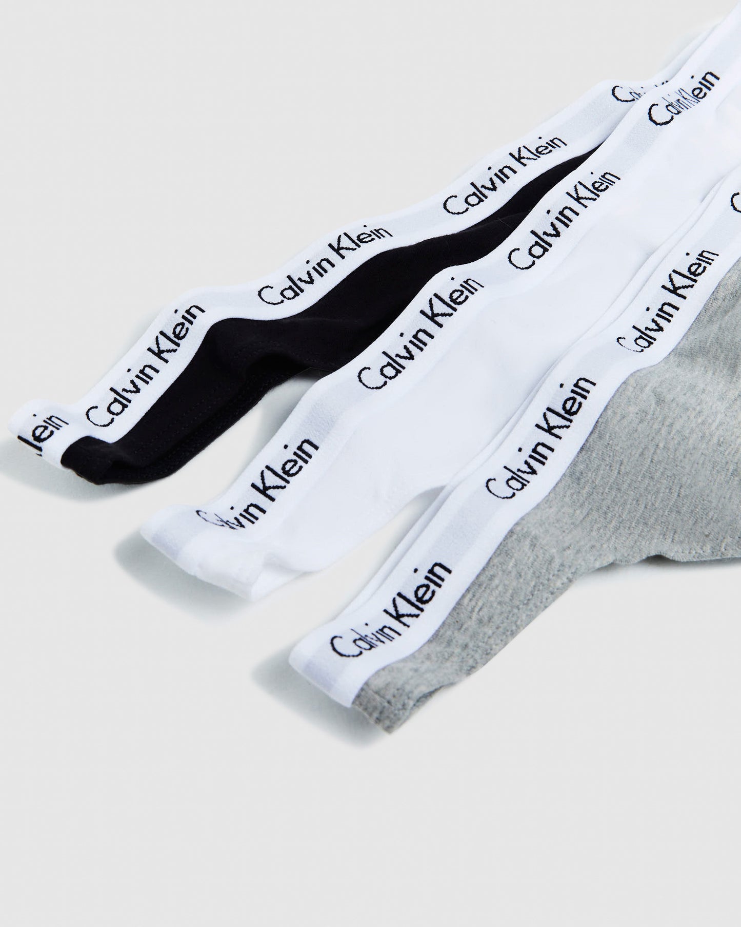 Carousel G-String 3 Pack Black/Grey/White