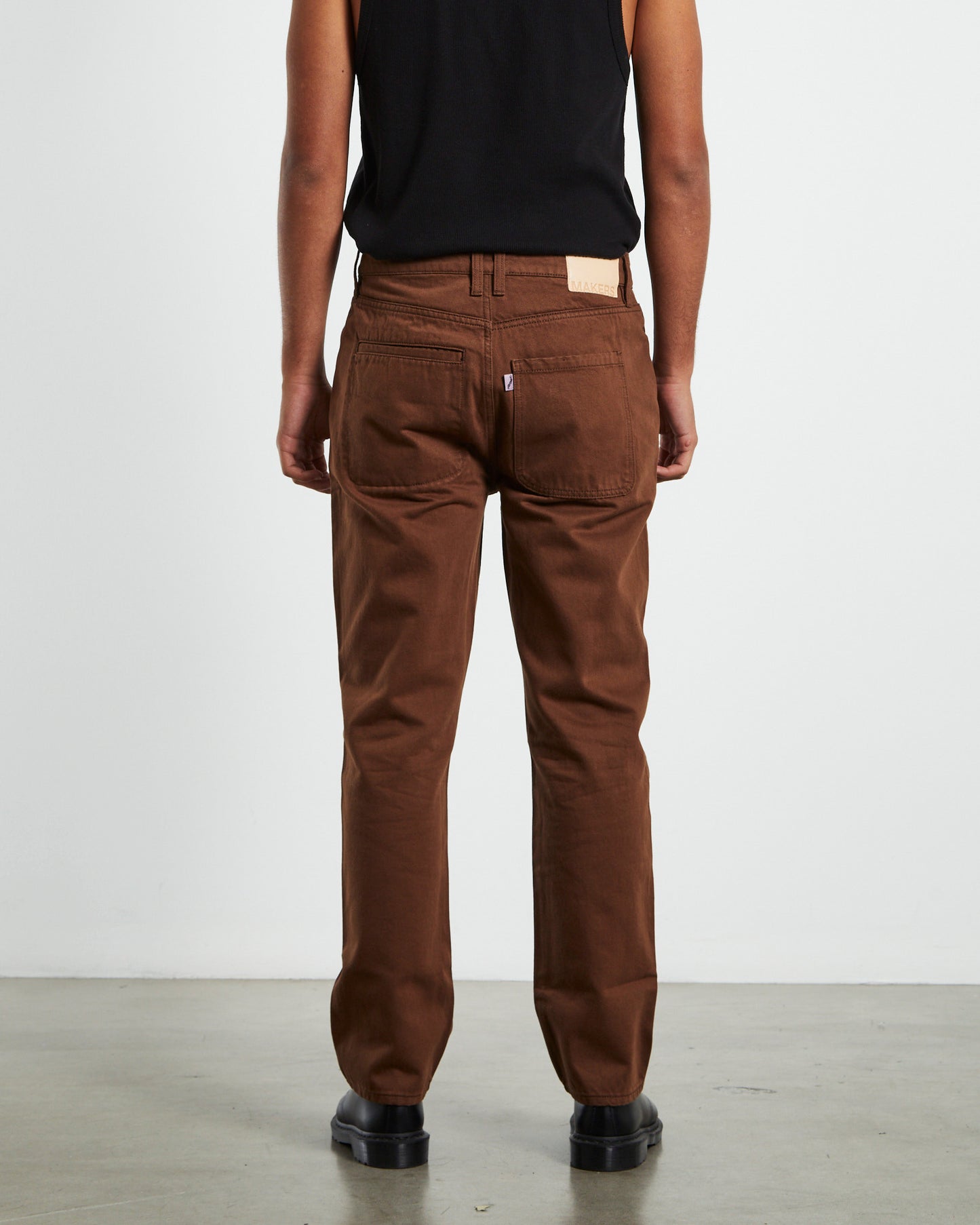 Straight Jeans Brown