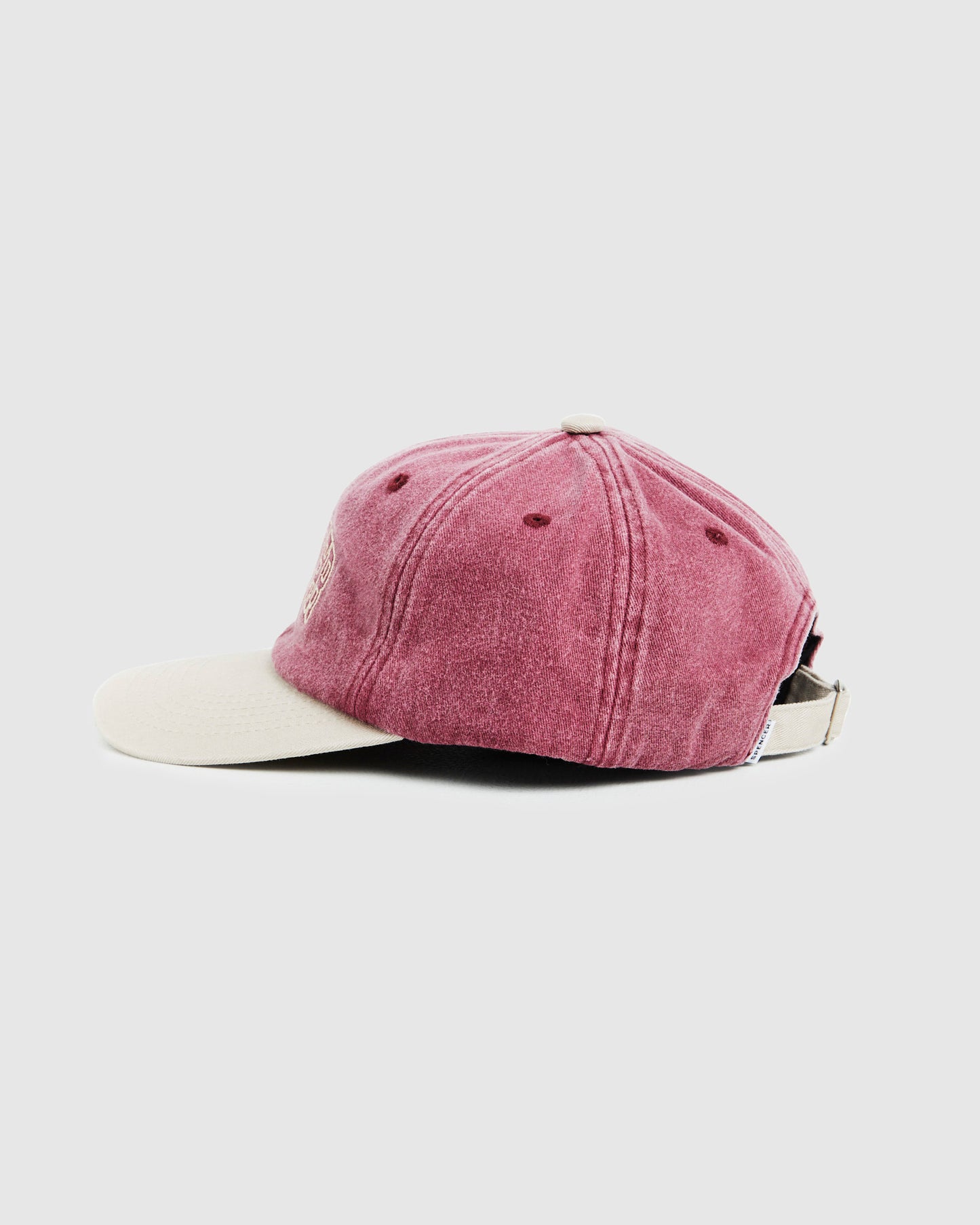 Seattle Contrast Cap Tan/Burgundy