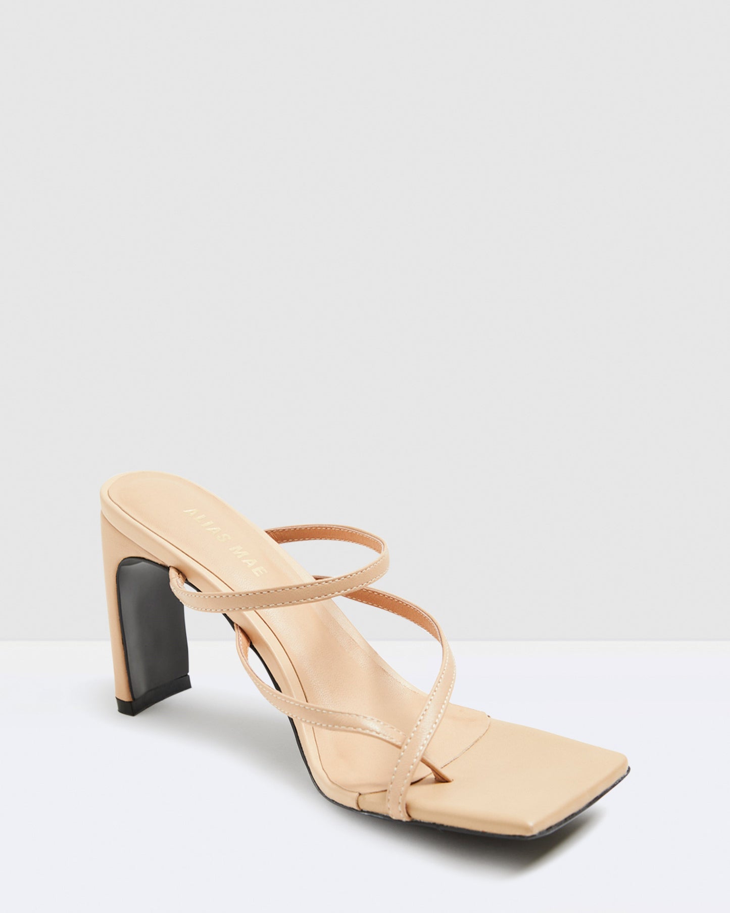 Esther Leather Heels Natural