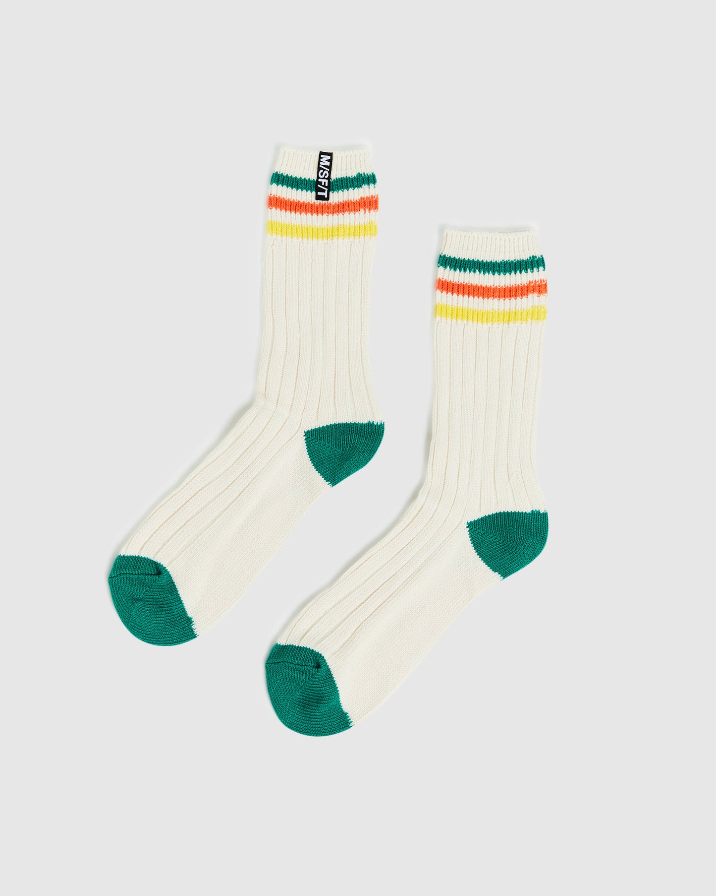 Organic Mix Stripe Socks 3 Pack Multi