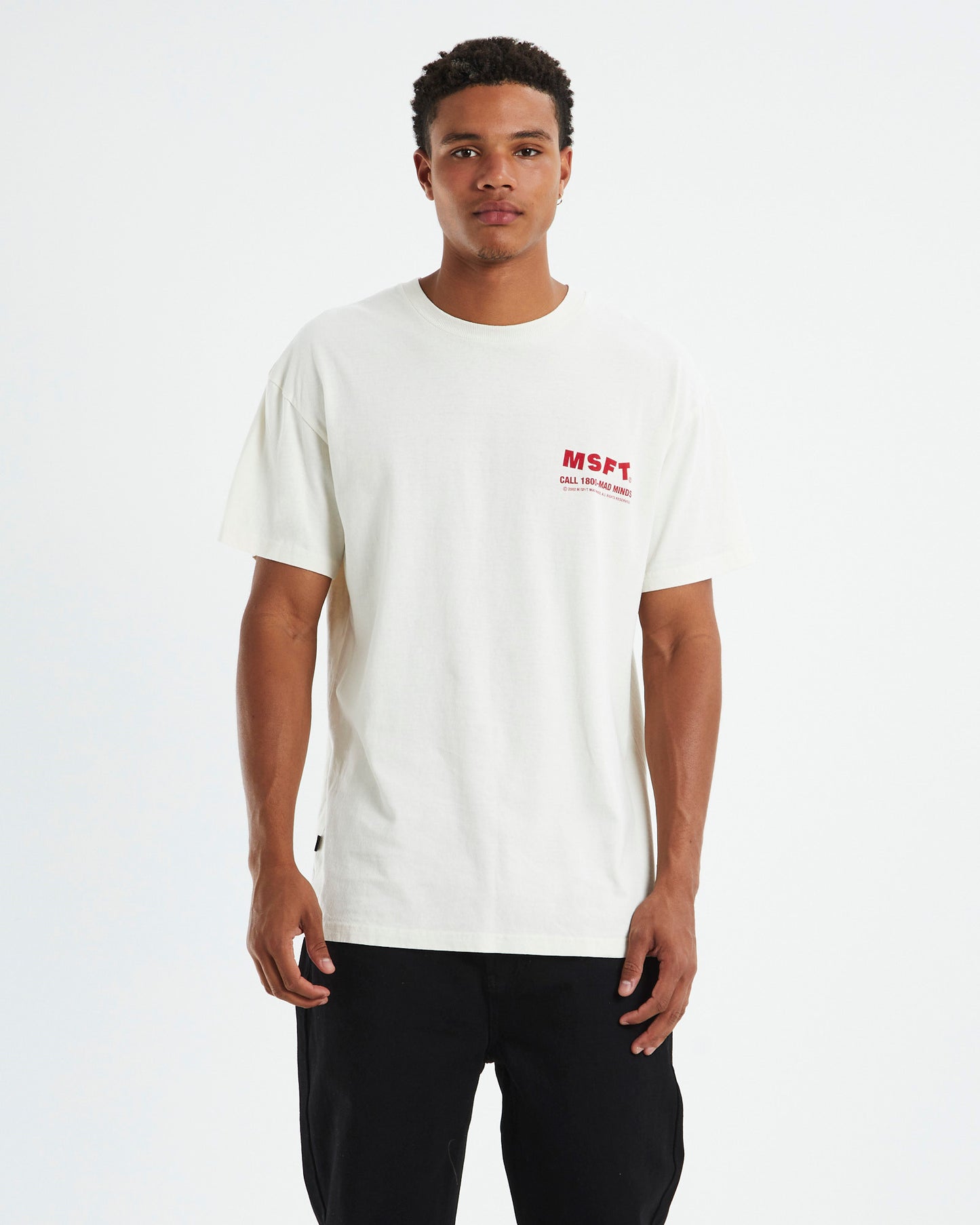 Coast Caller 50/50 Short Sleeve T-Shirt Thrift White