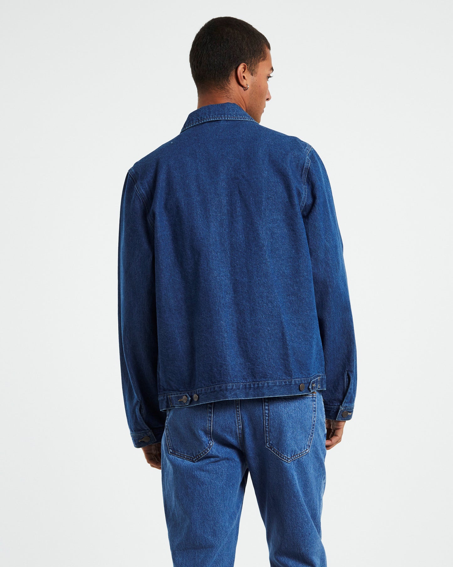 Eisenhower Denim Jacket Stone Washed Indigo Blue