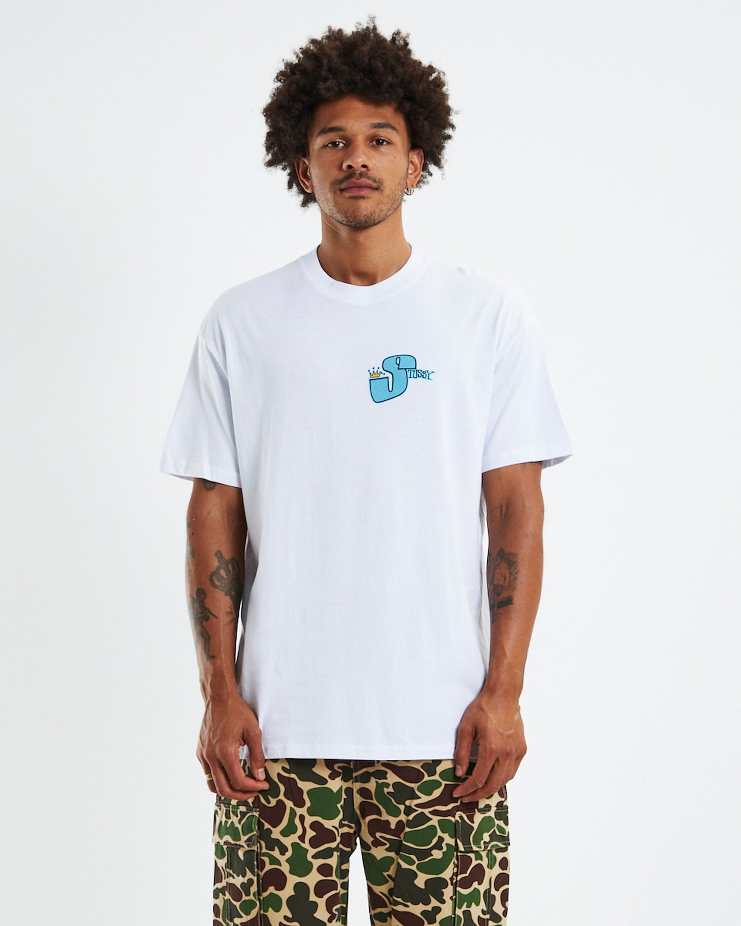 Phat S 50-50 Short Shirt T-Shirt White
