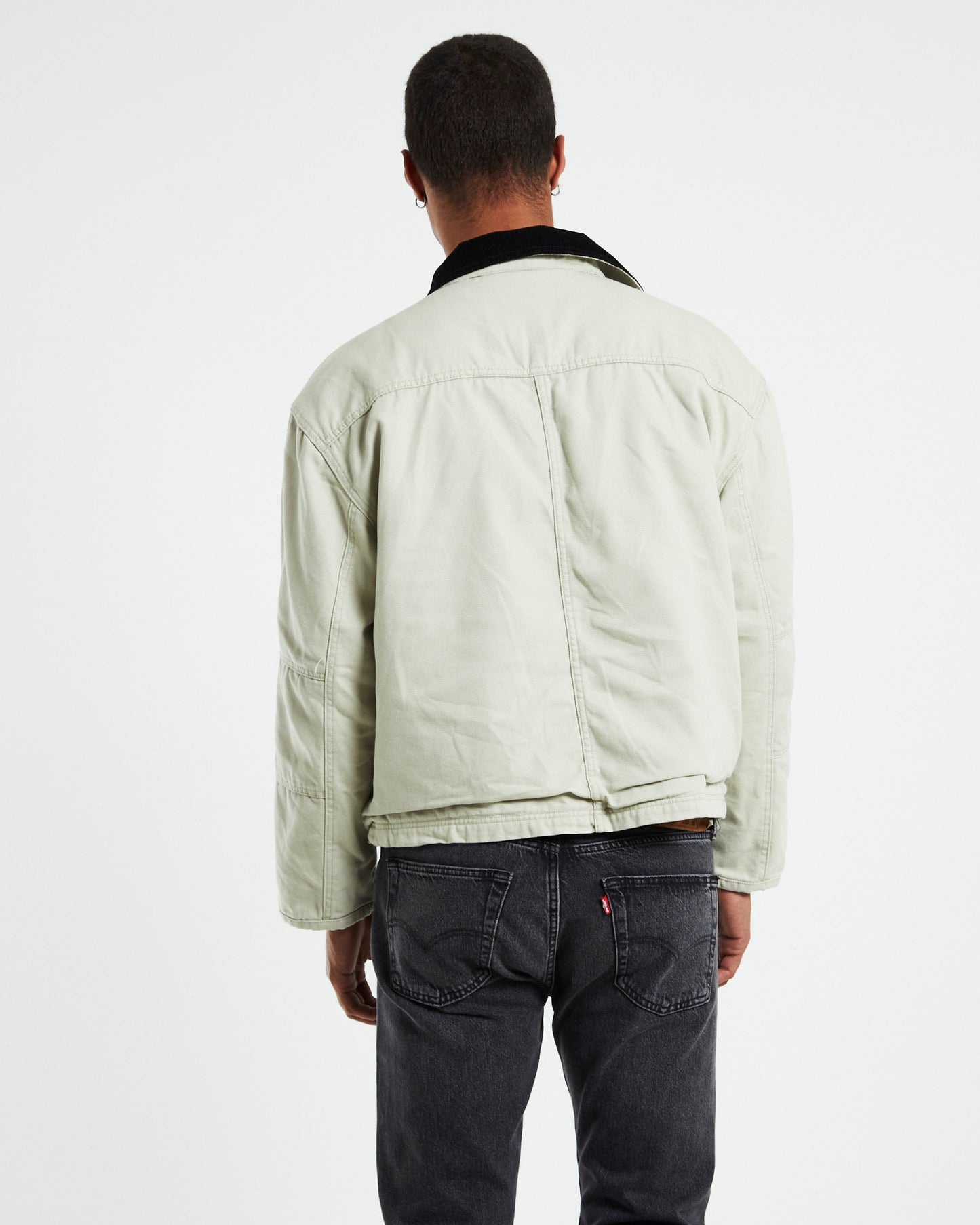 Washed Canvas Shop Jacket Bone