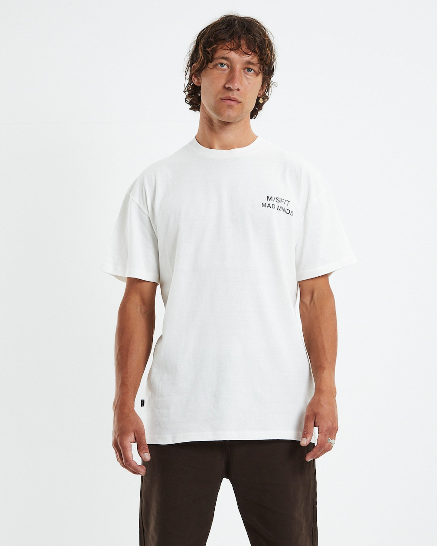 Dream Me 50/50 AAA Short Sleeve T-Shirt Washed White