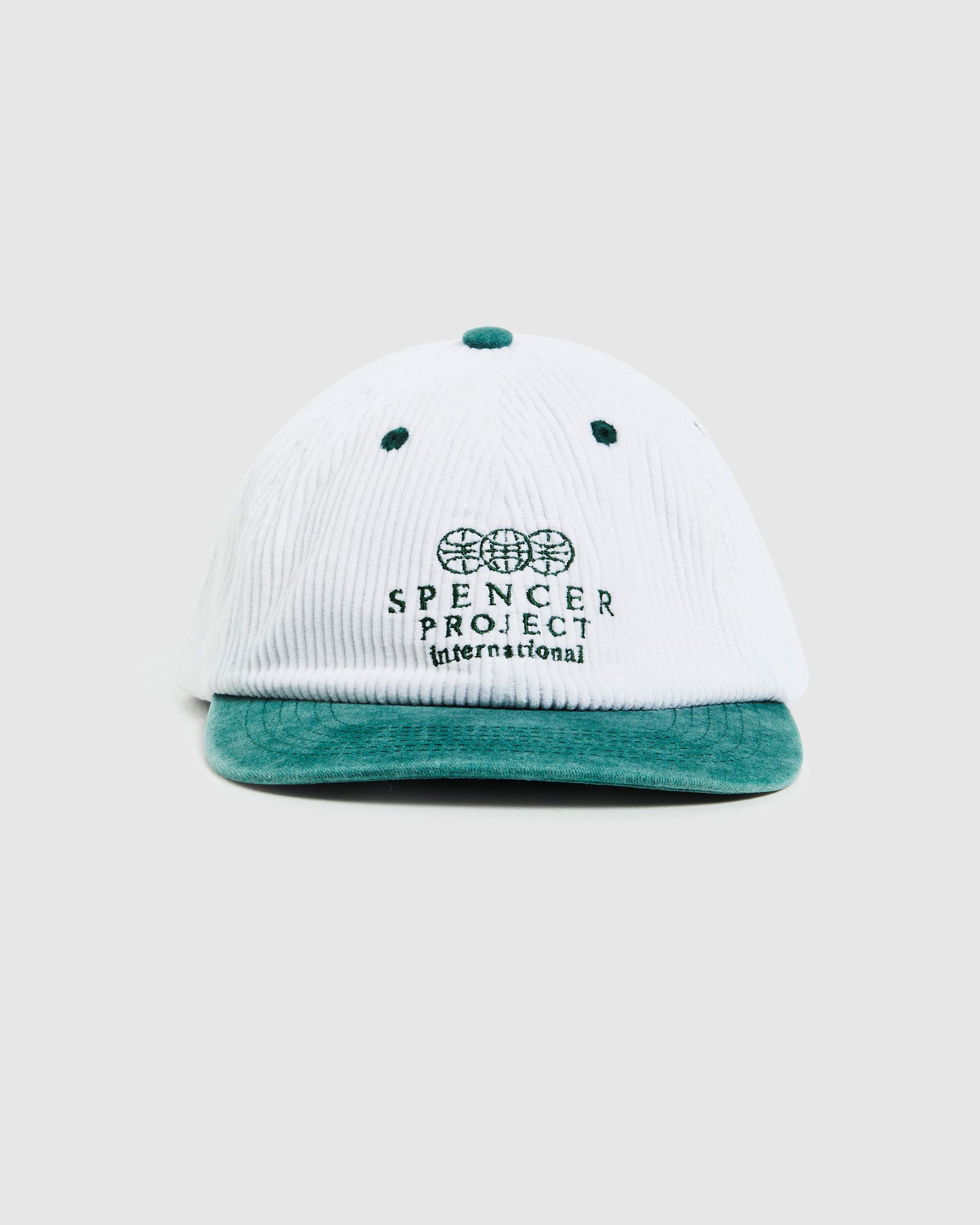 Court Cord Cap Ecru/Green