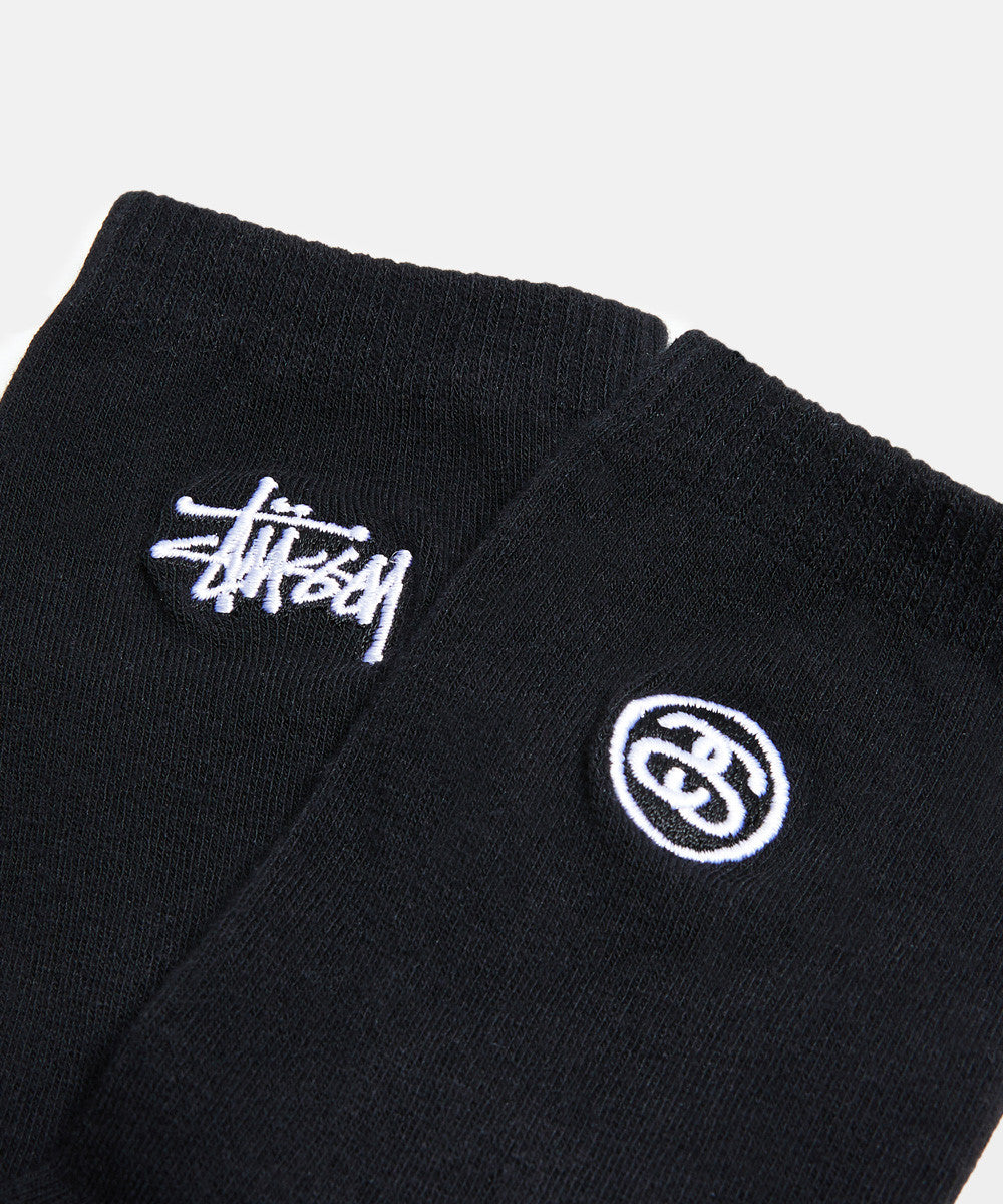 Womens Graffiti Crew Sock 3 Pack Black BLACK