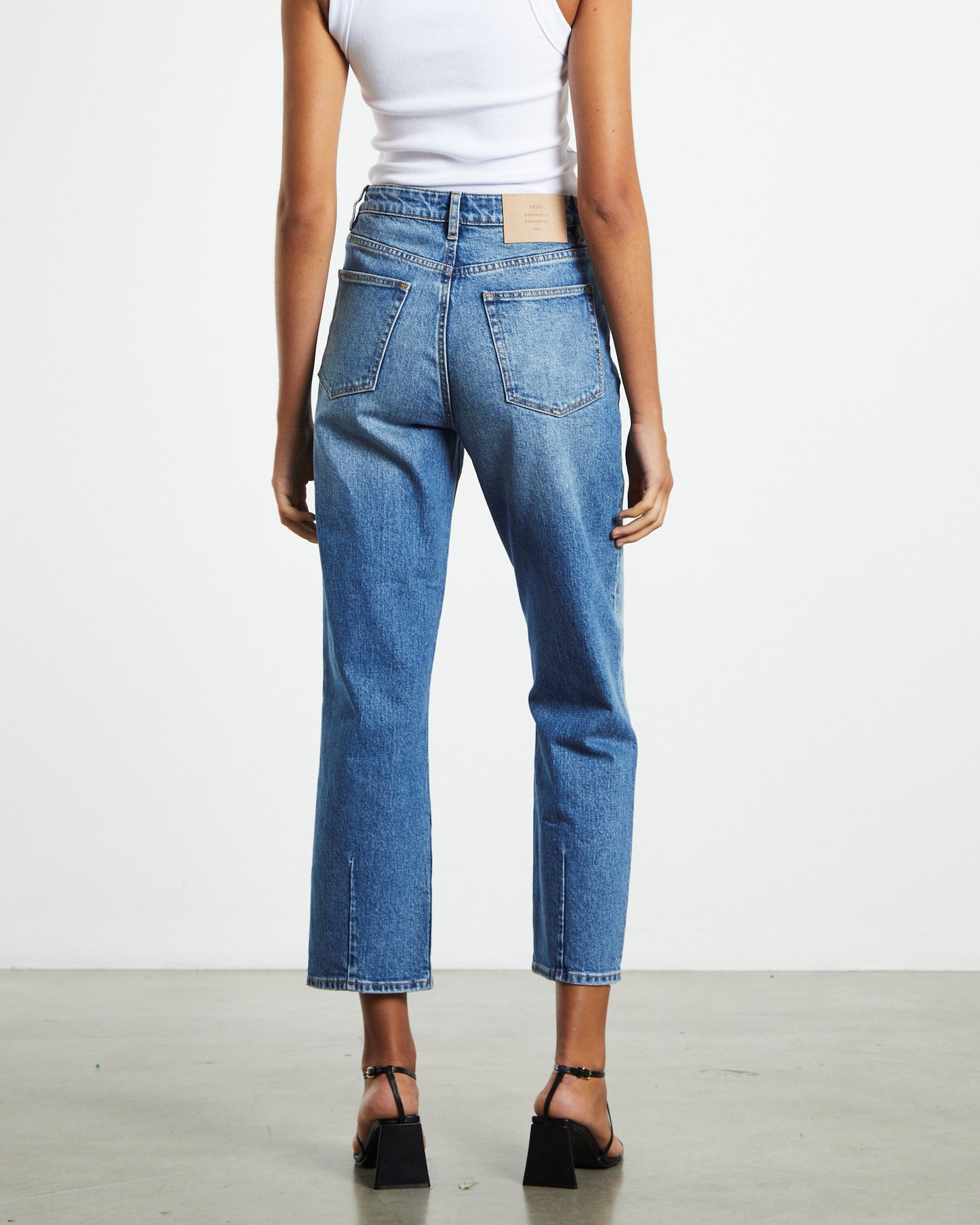 Nico Straight Denim Jeans Abandon Blue