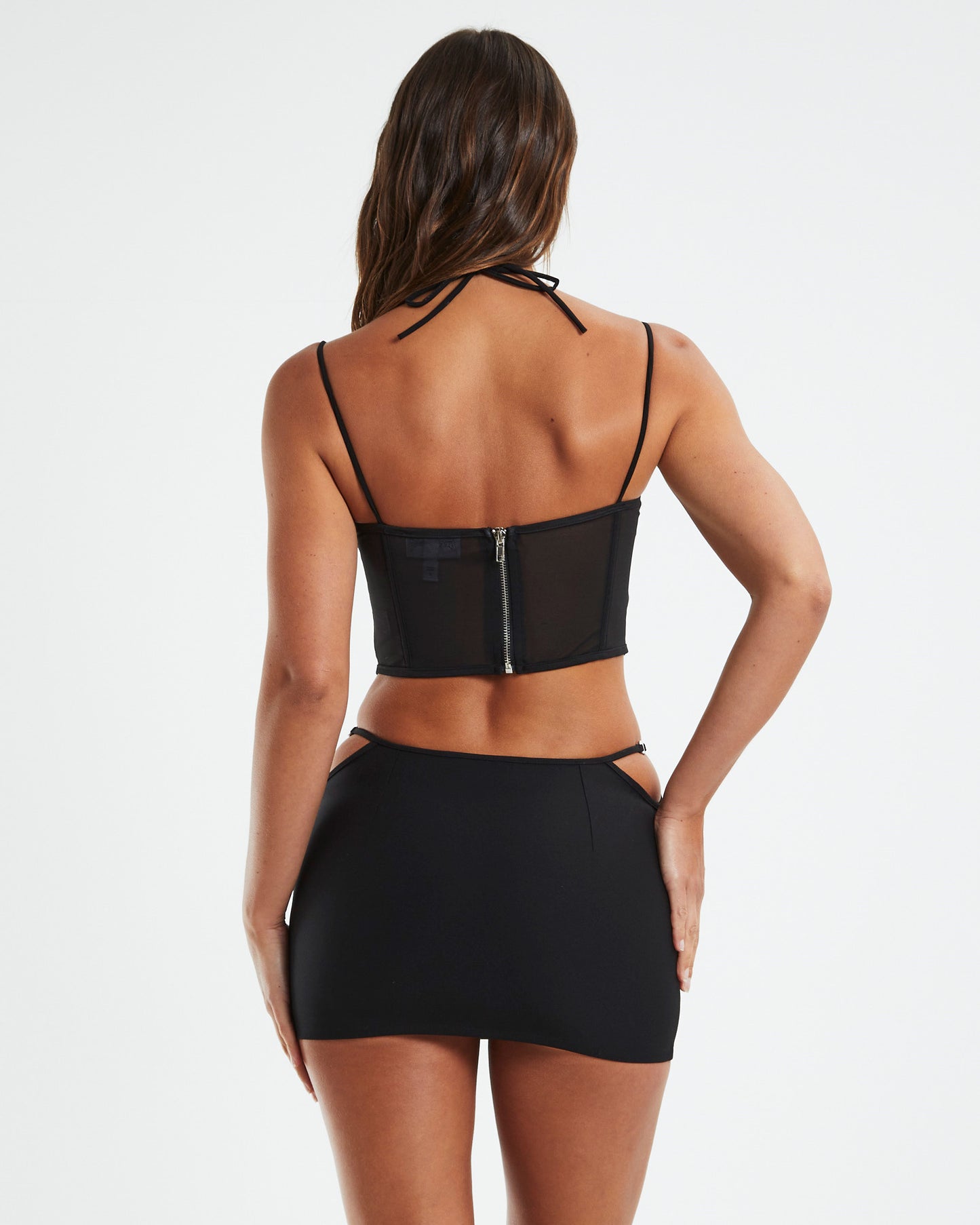 Viccy Strappy Cross Front Corset