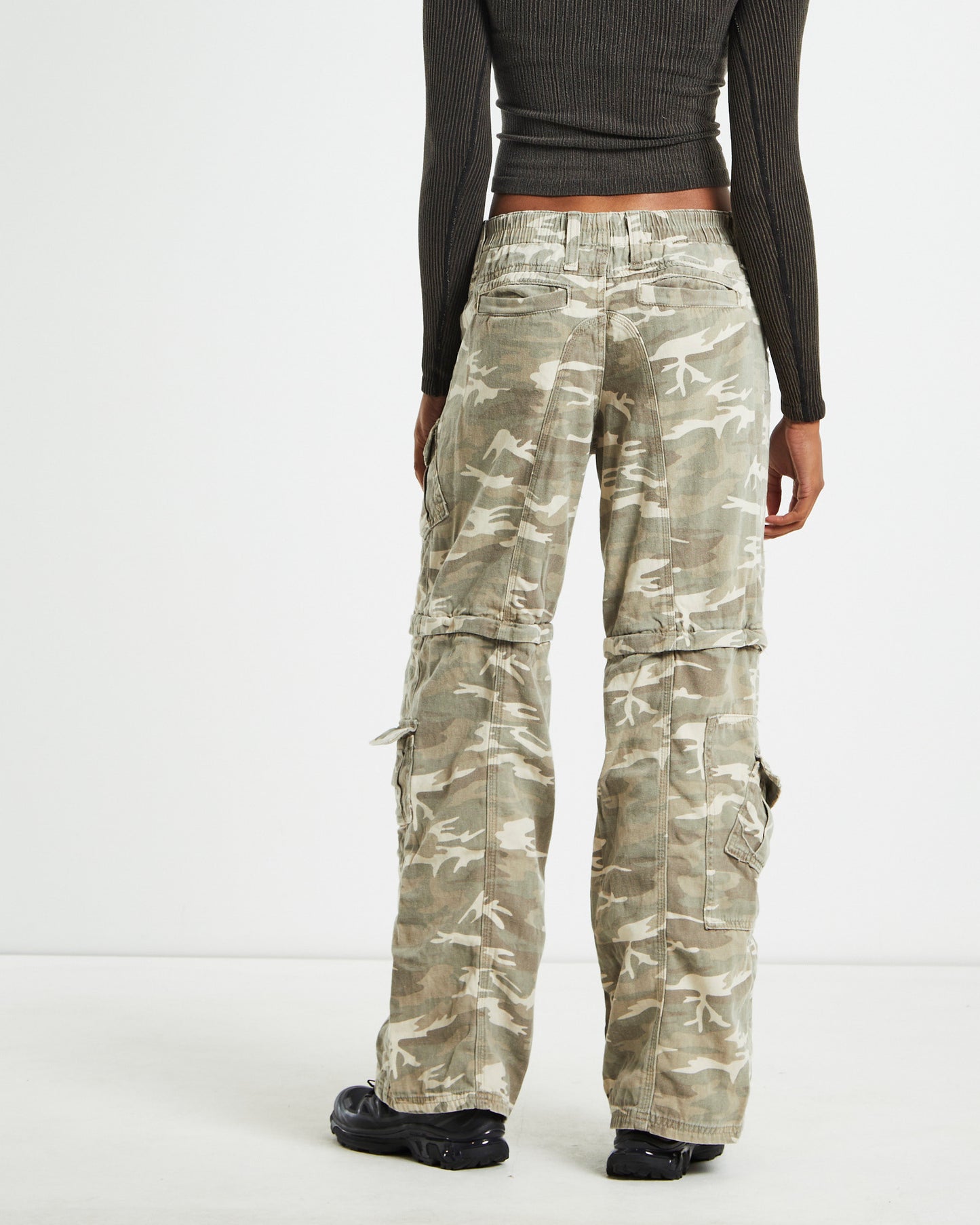 BDG Zip Off Y2K Cargo Pants Camo