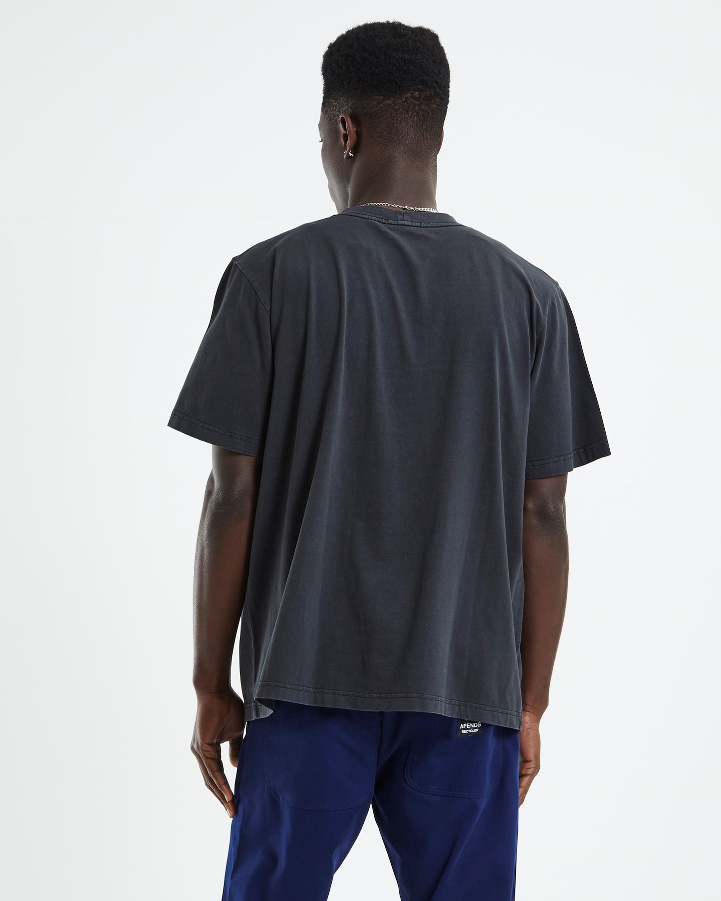 Samo Repair Logo Short Sleeve T-Shirt Black