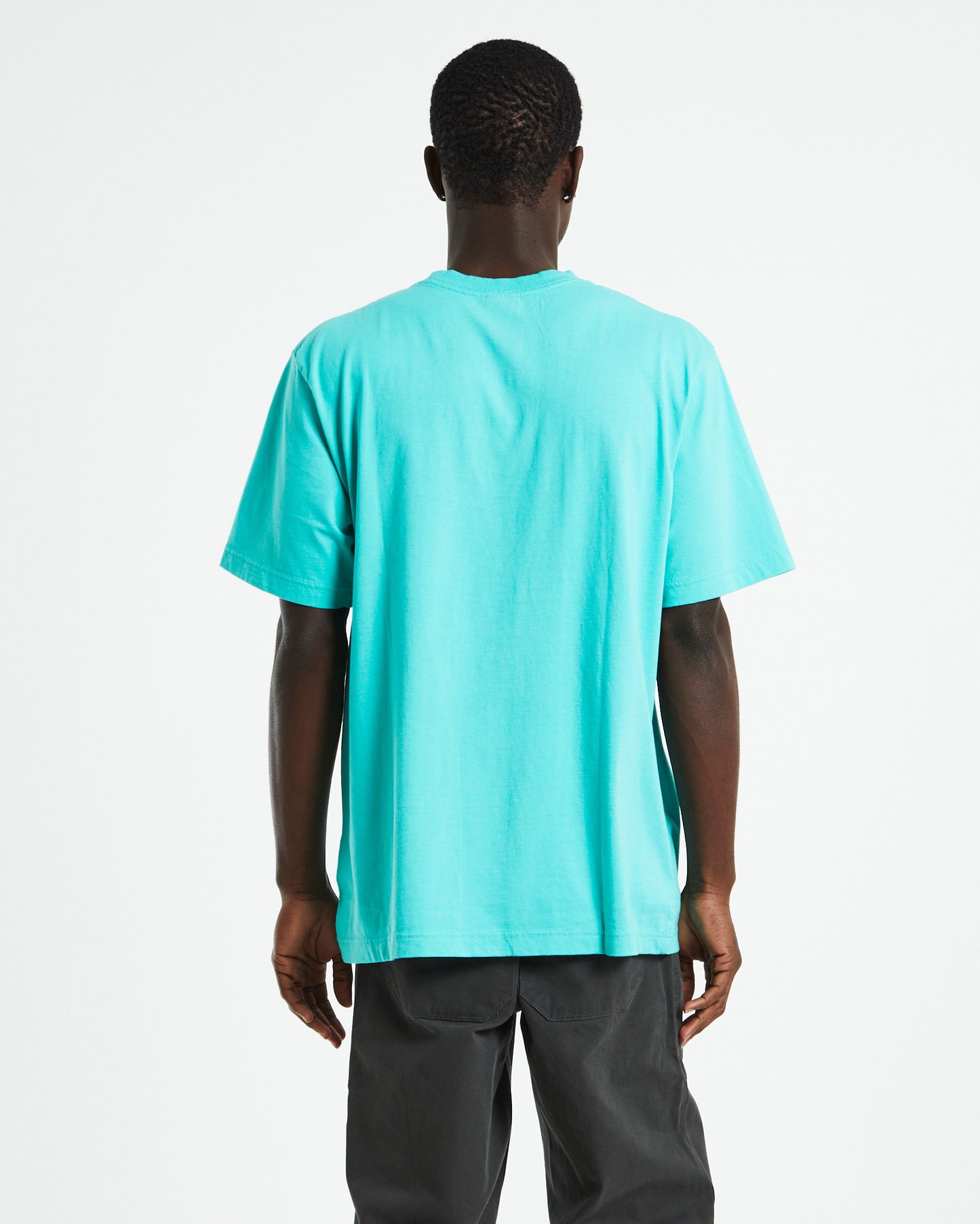 Grooves T-Shirt Jade Blue