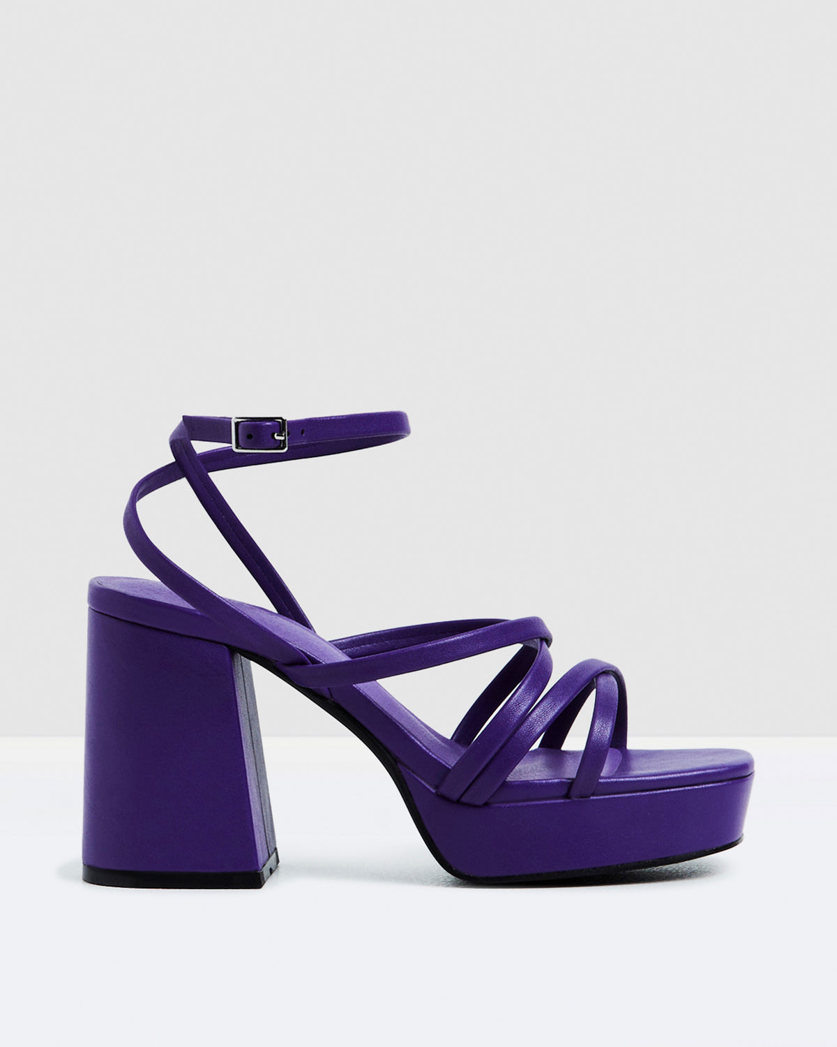 Pump It Platform Heels Violet PURPLE