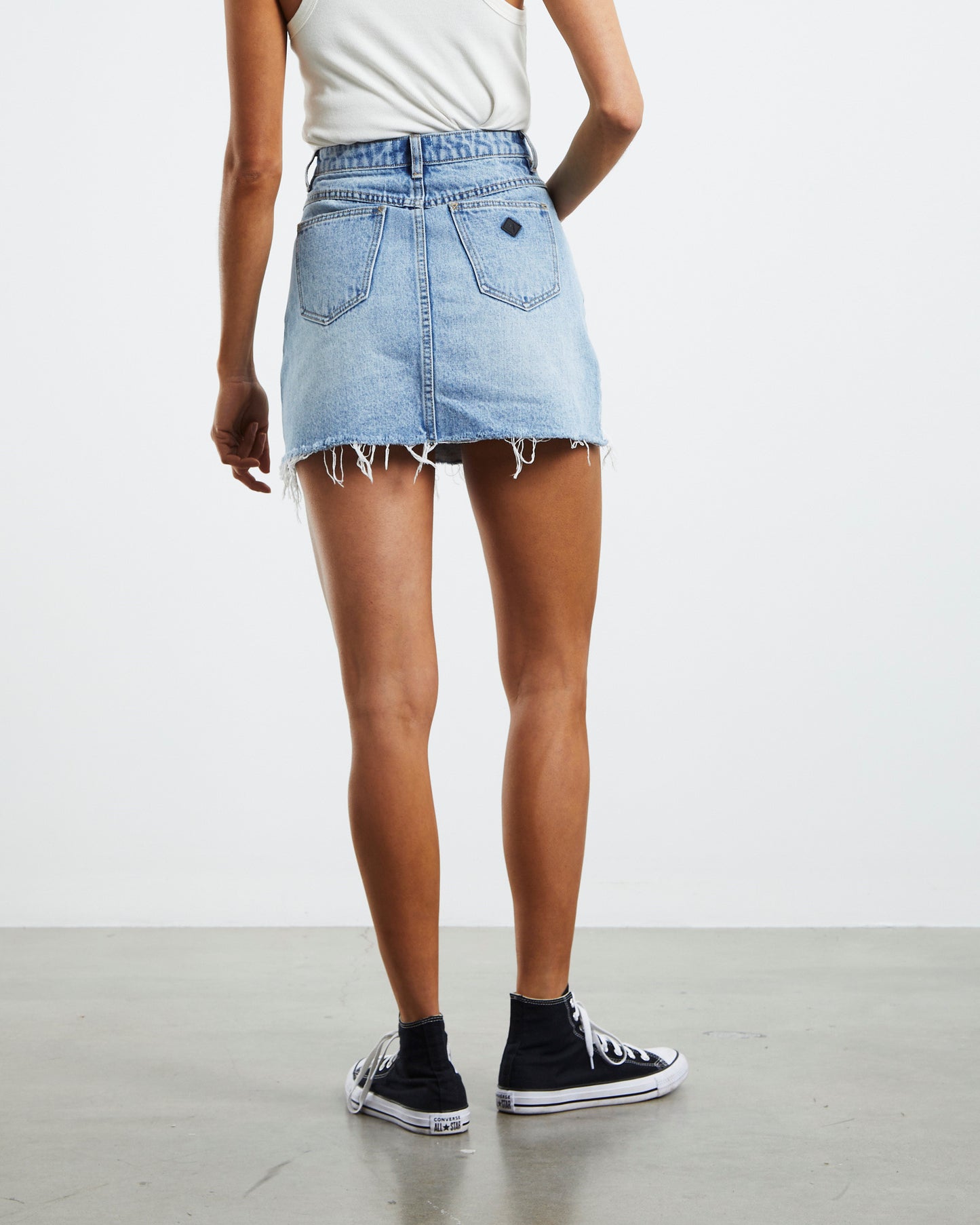 A Aline Skirt Rhonda Rip Blue