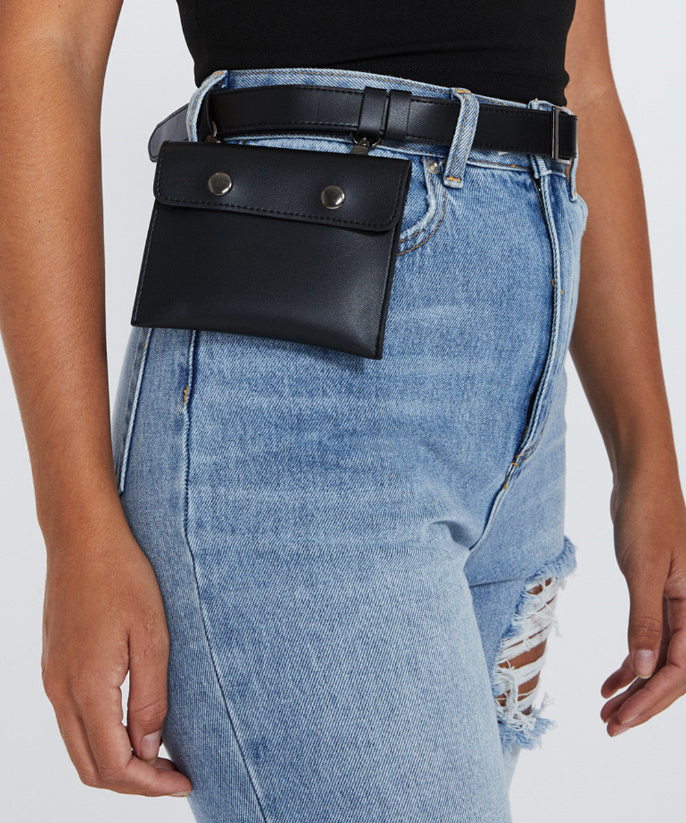 Minx Waist Bag Black