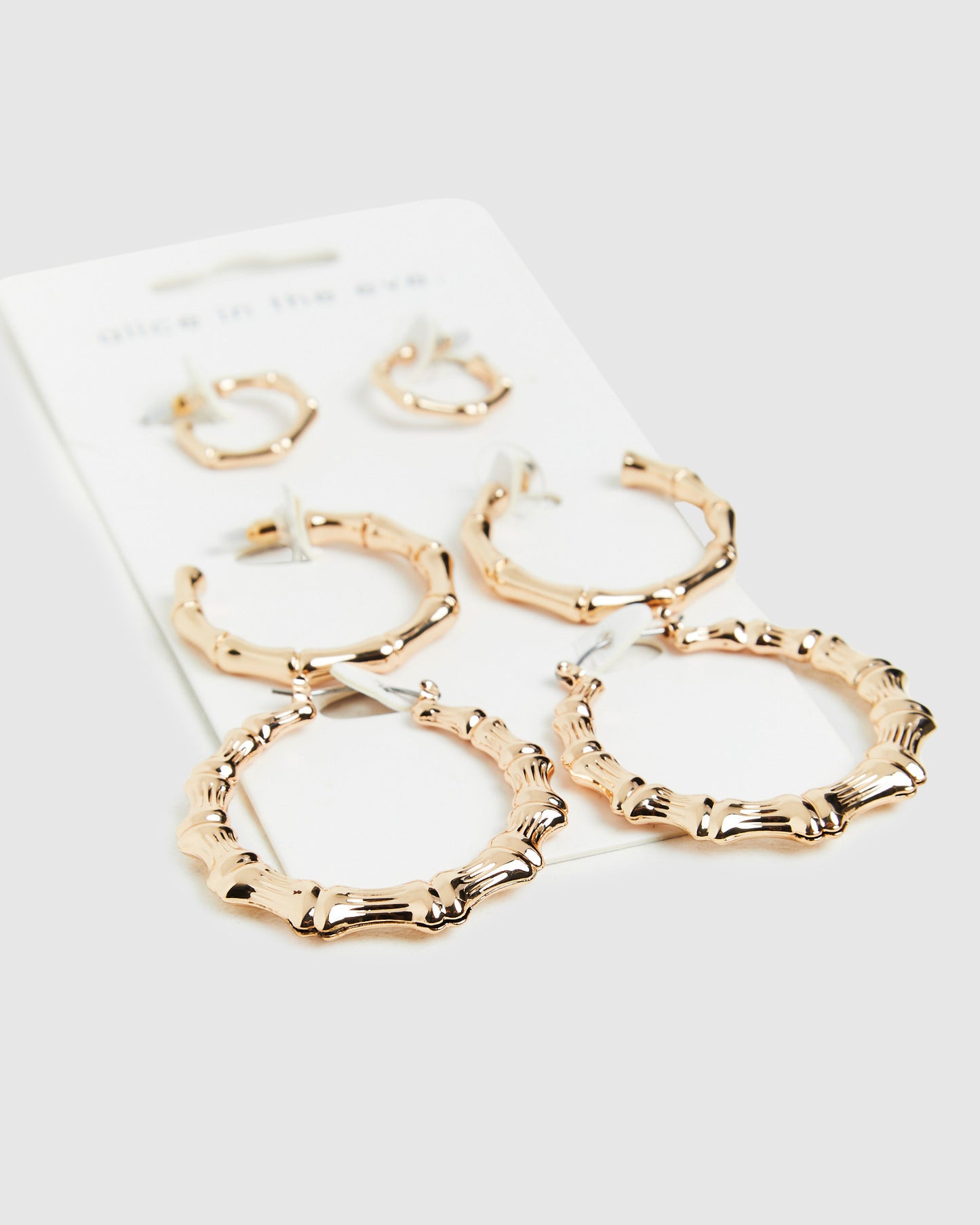 Bronte Bamboo Hoops Multi Pack Gold