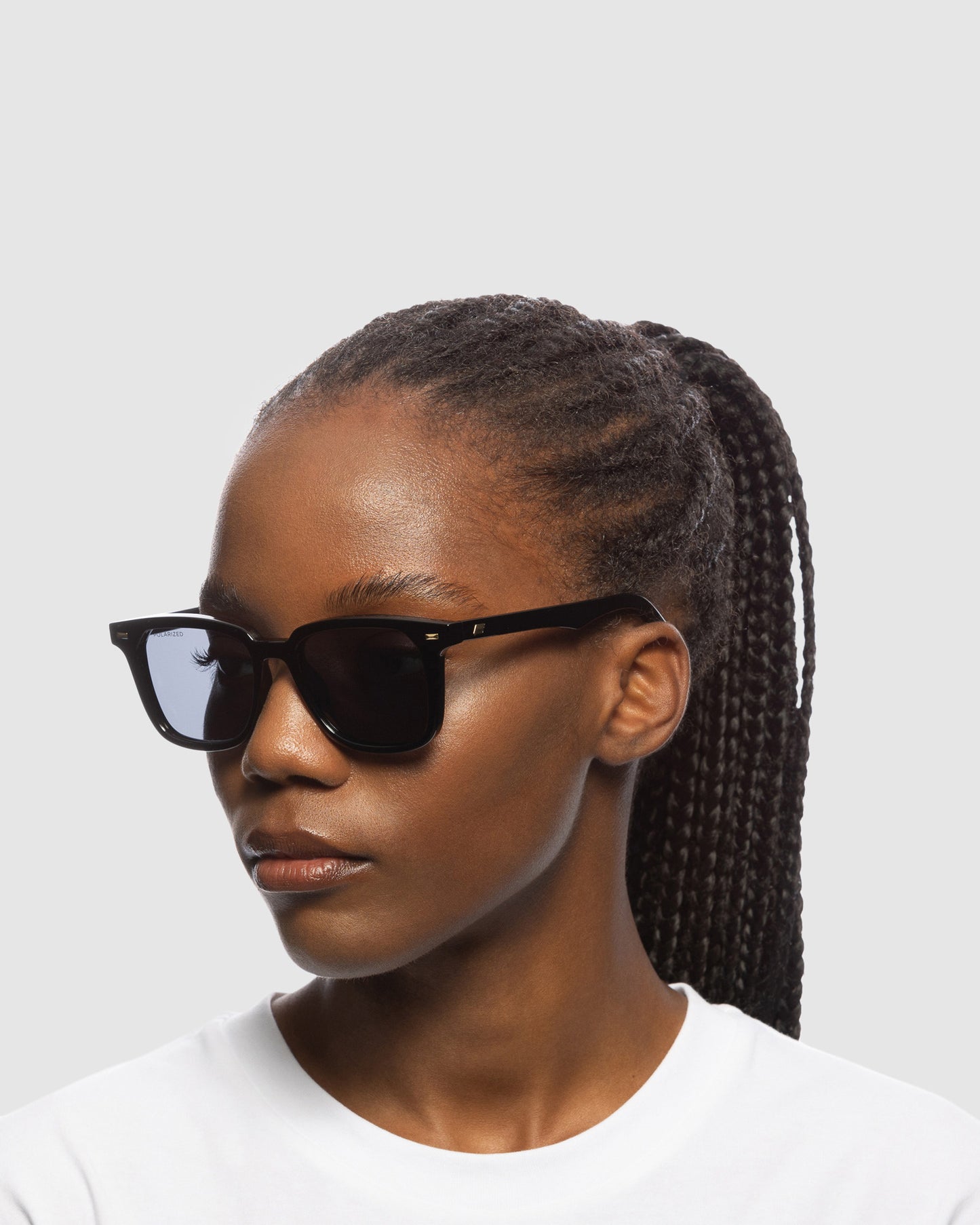 Steadfast Polarised Sunglasses Black Smoke