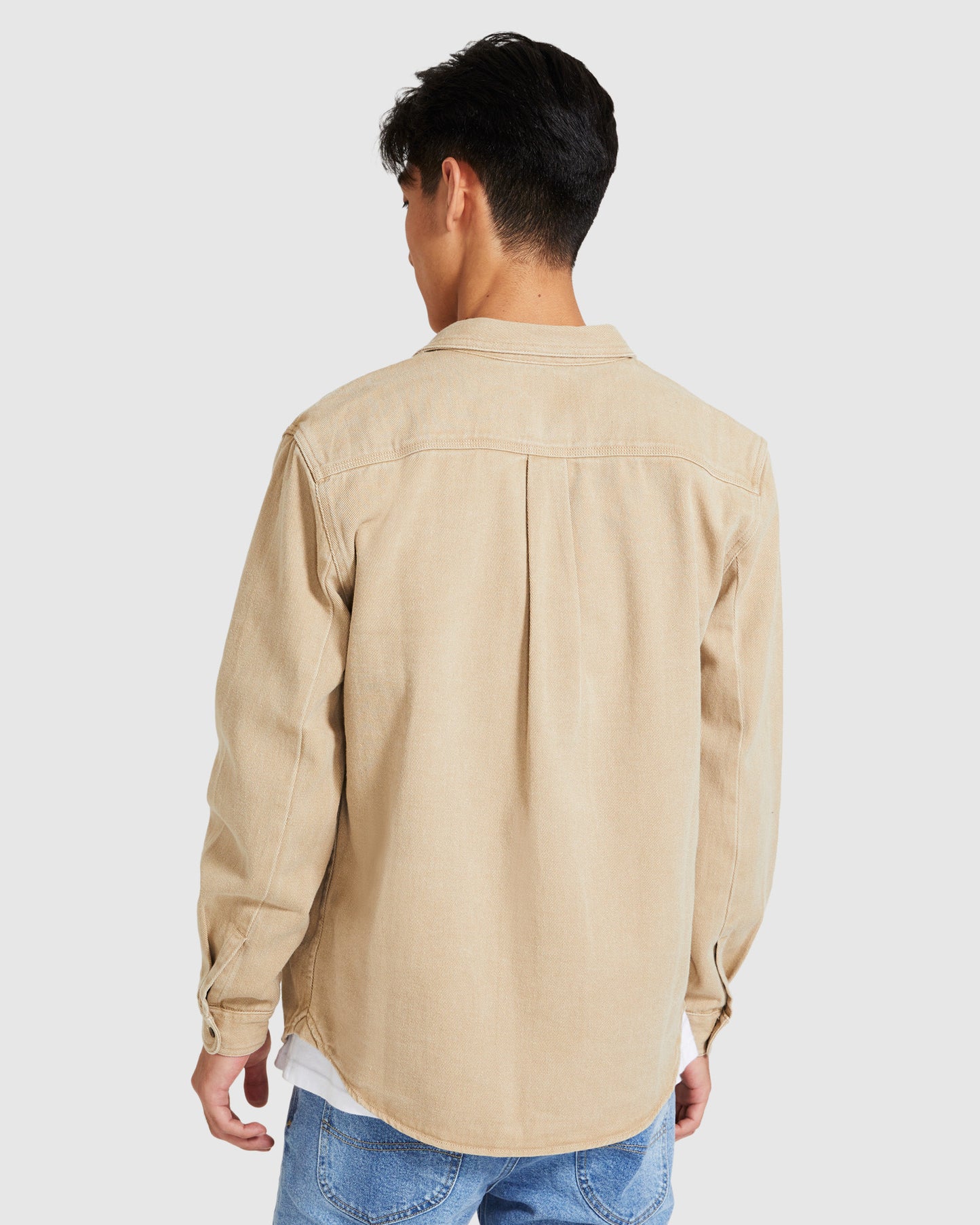 Limited Worker Long Sleeve Shirt Union Stone