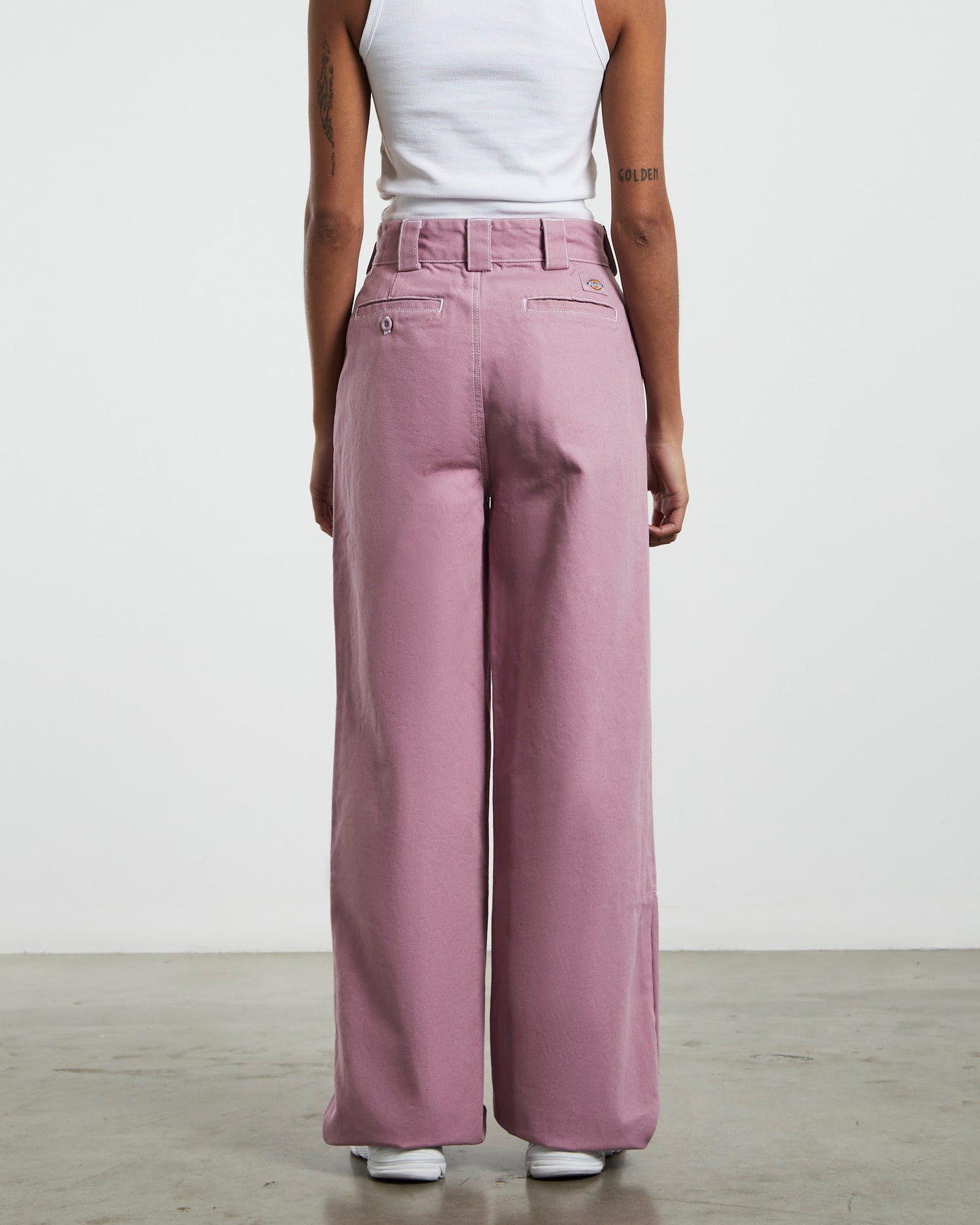 Jasper Wide Leg Pants Mauve Pink