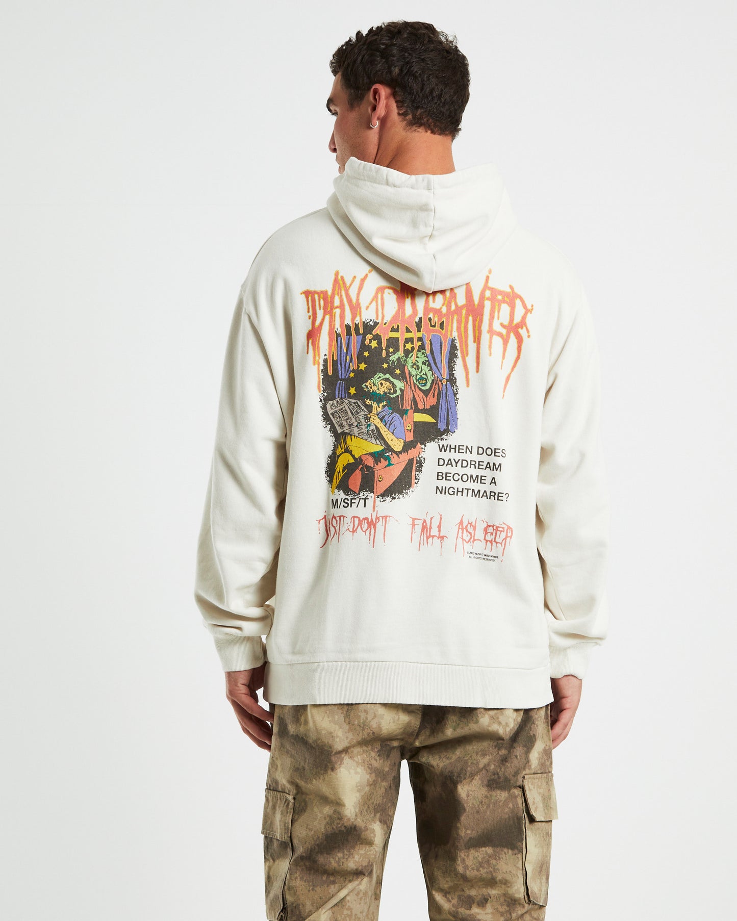 Day Dreamer 50-50 Hoodie Thrift White