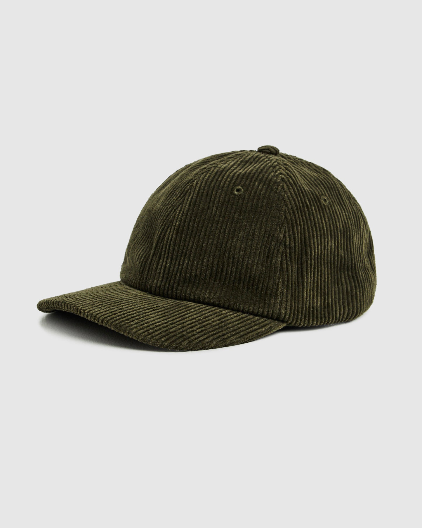 Cord 6 Panel Cap Khaki
